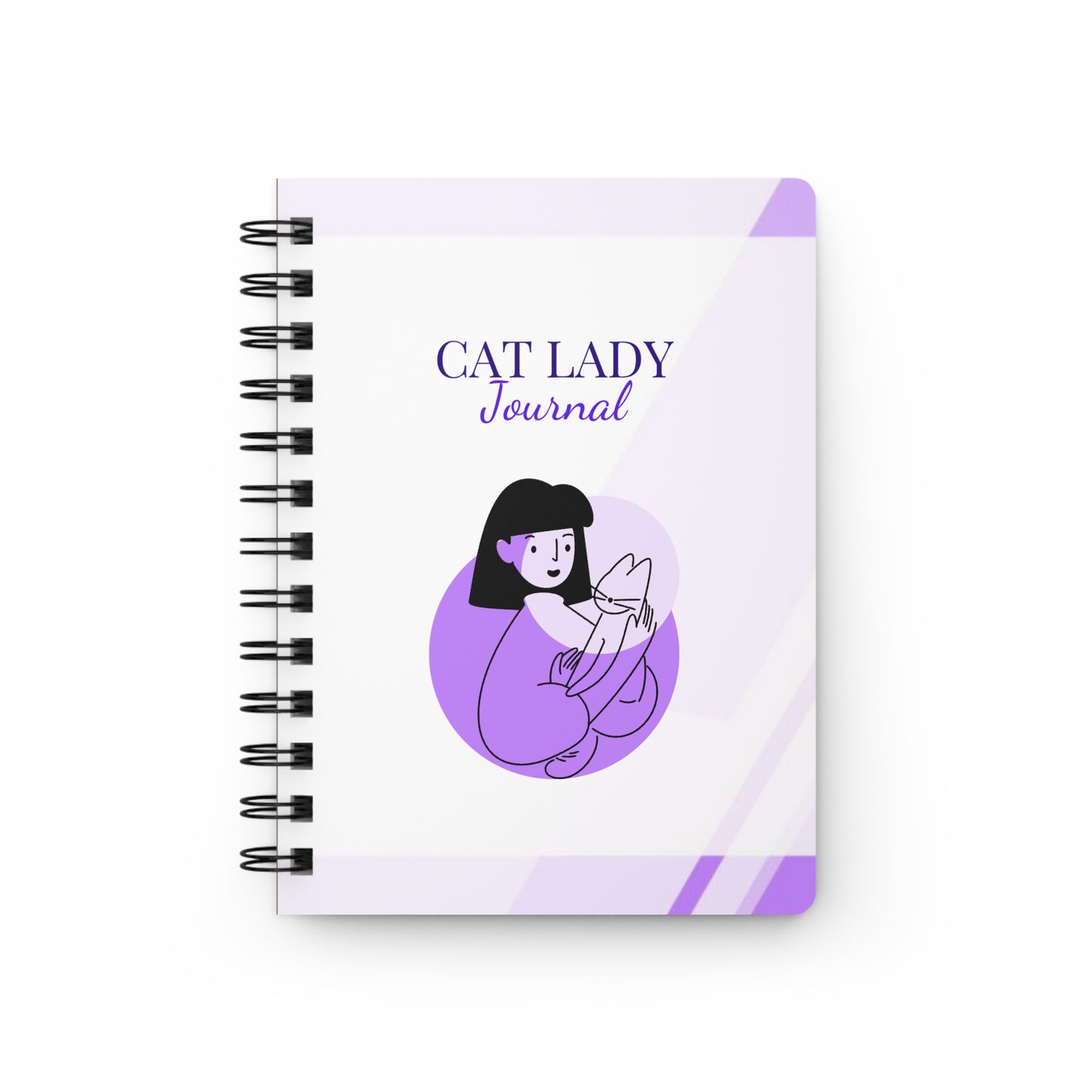 Cat Lady Spiral Bound Journal