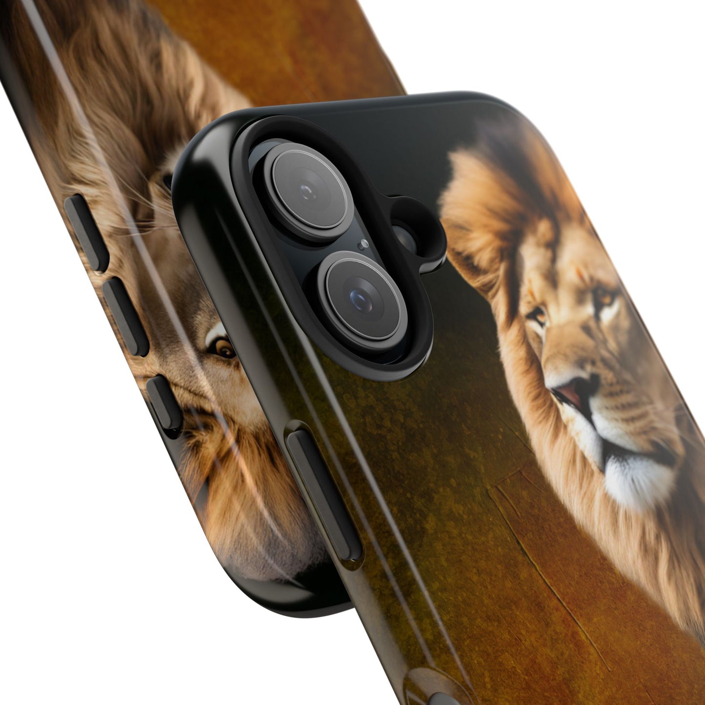 Majestic Lion Tough Phone Case - Durable Protection for Wildlife Lovers