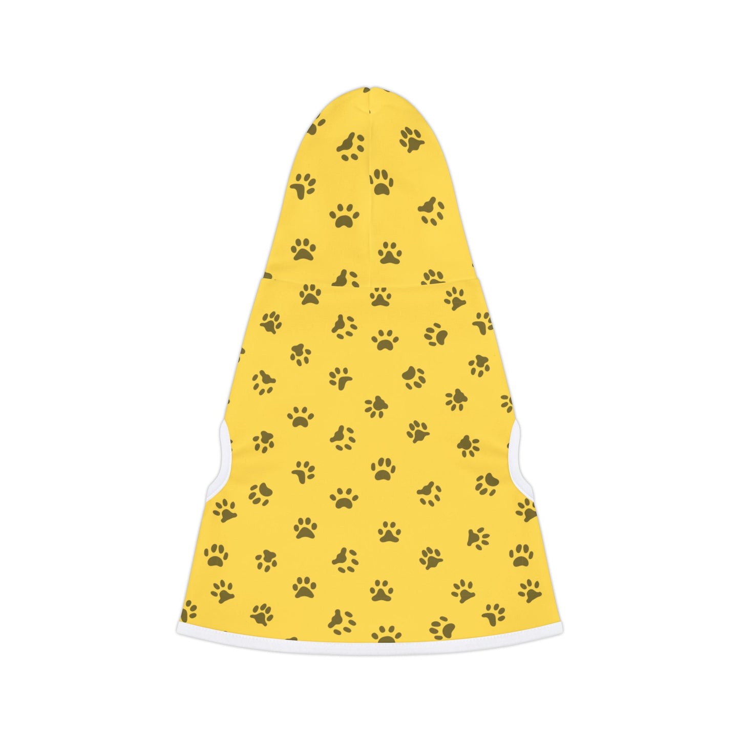 Yellow Paw Prints Pet Hoodie