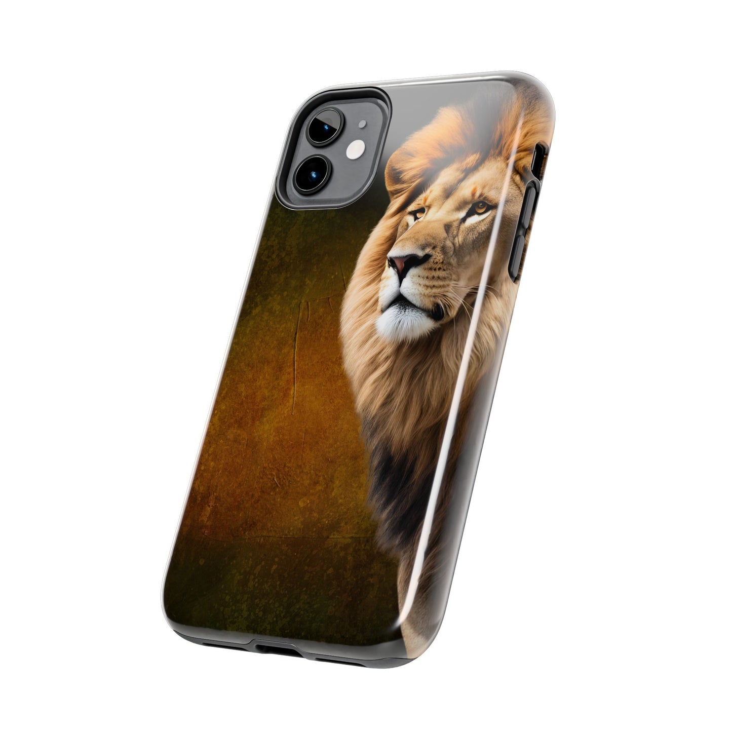 Majestic Lion Tough Phone Case - Durable Protection for Wildlife Lovers