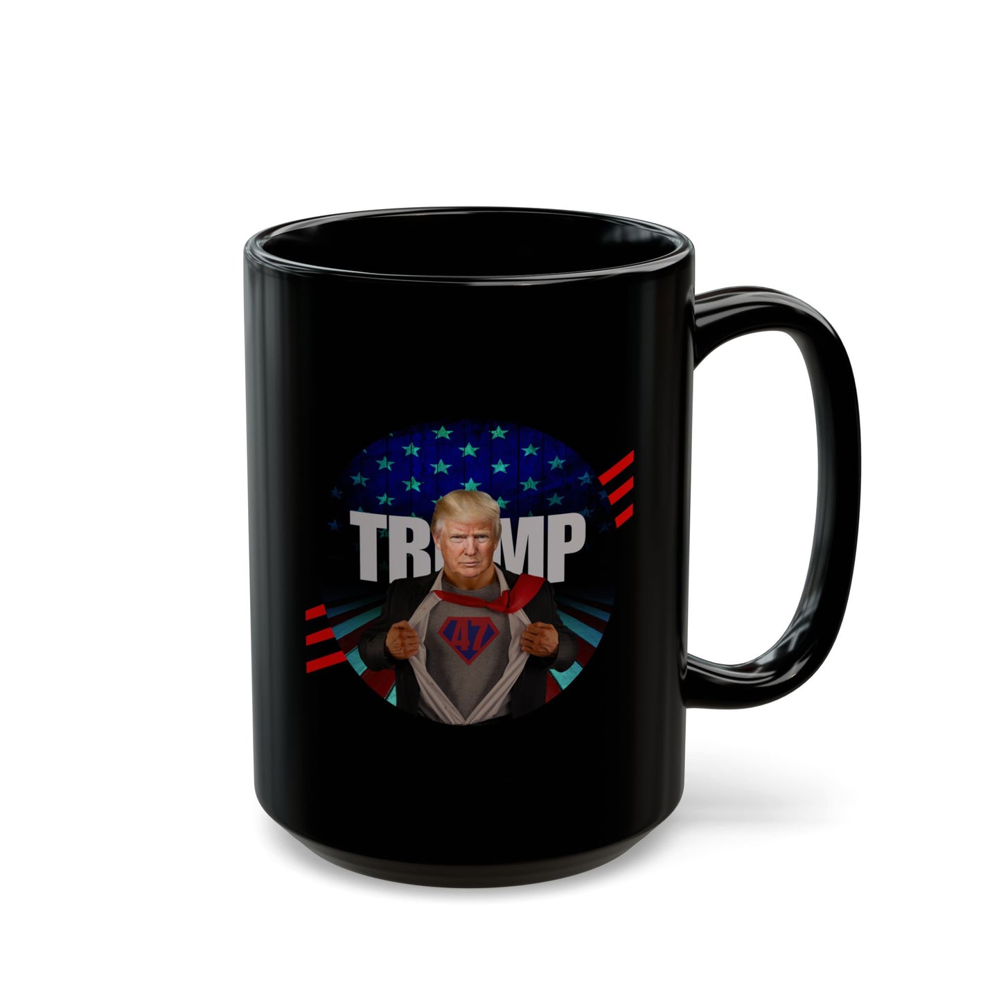 Trump is Back 47 Black Mug (11oz, 15oz)