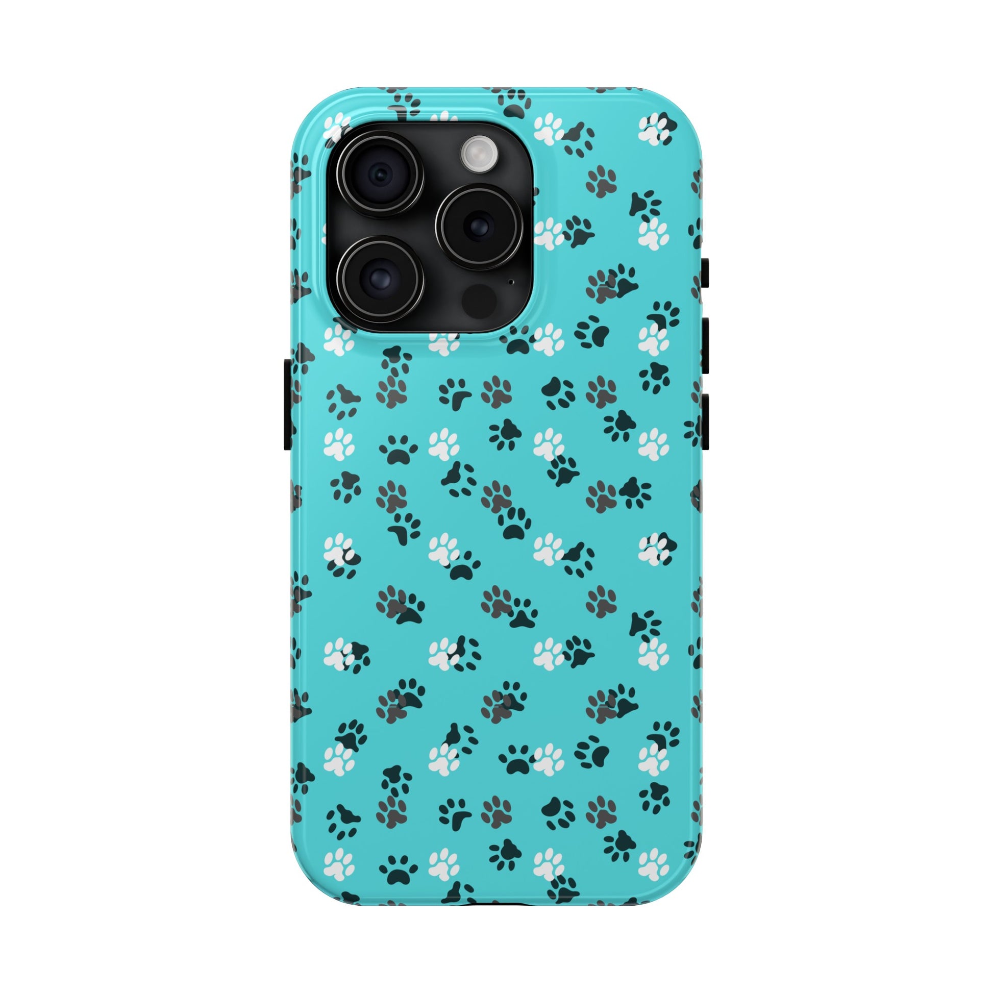 Teal Paws Tough Phone Cases - Phone Case - Epileptic Al’s Shop