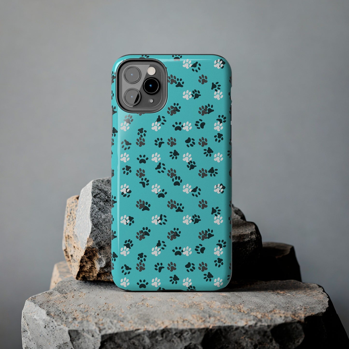 Teal Paws Tough Phone Cases - Phone Case - Epileptic Al’s Shop