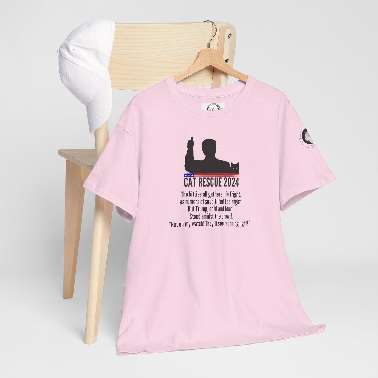 Cat Rescue 2024 Unisex Heavy Cotton Tee