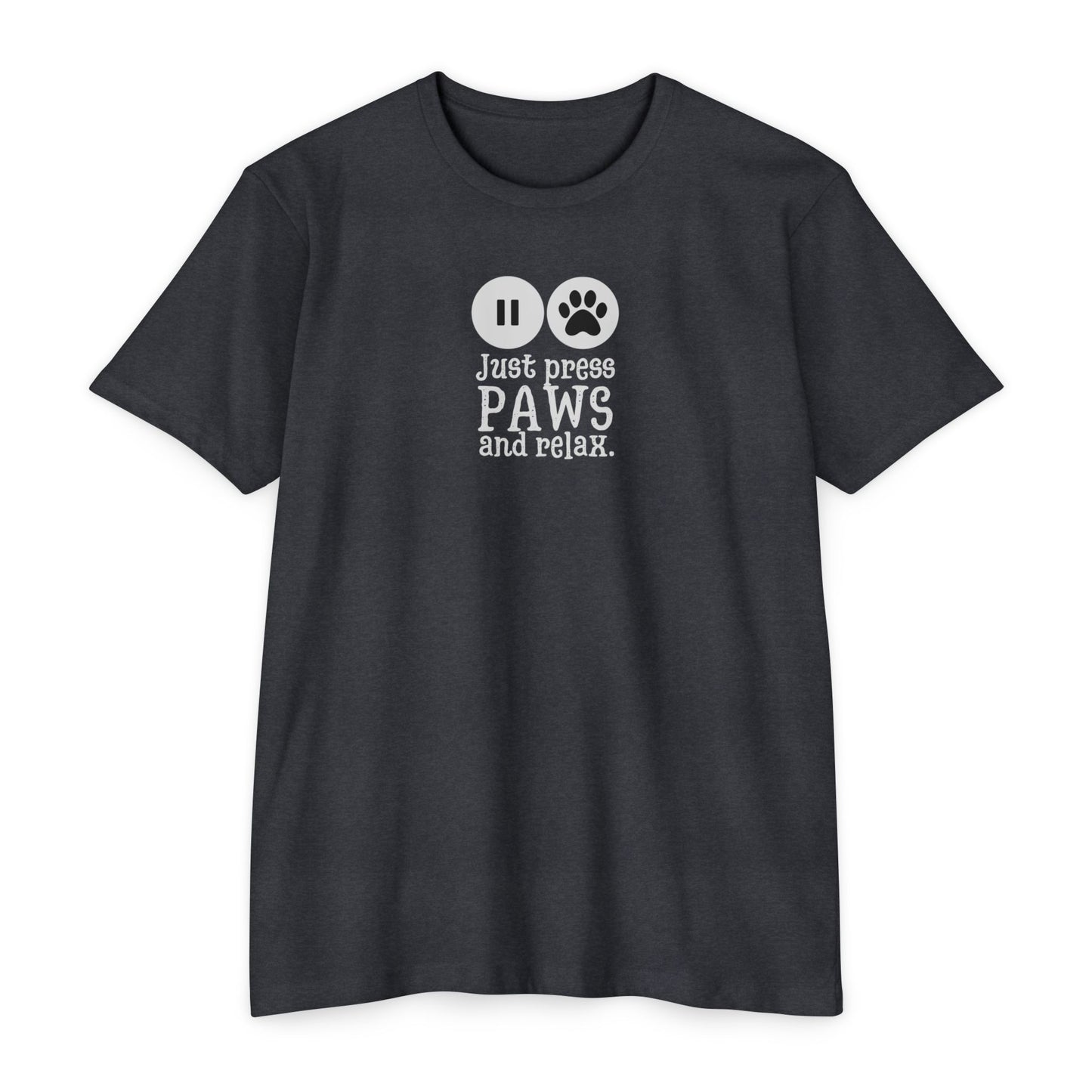 Just Press Paws Unisex CVC Short Sleeve Jersey T - shirt - T - Shirt - Epileptic Al’s Shop