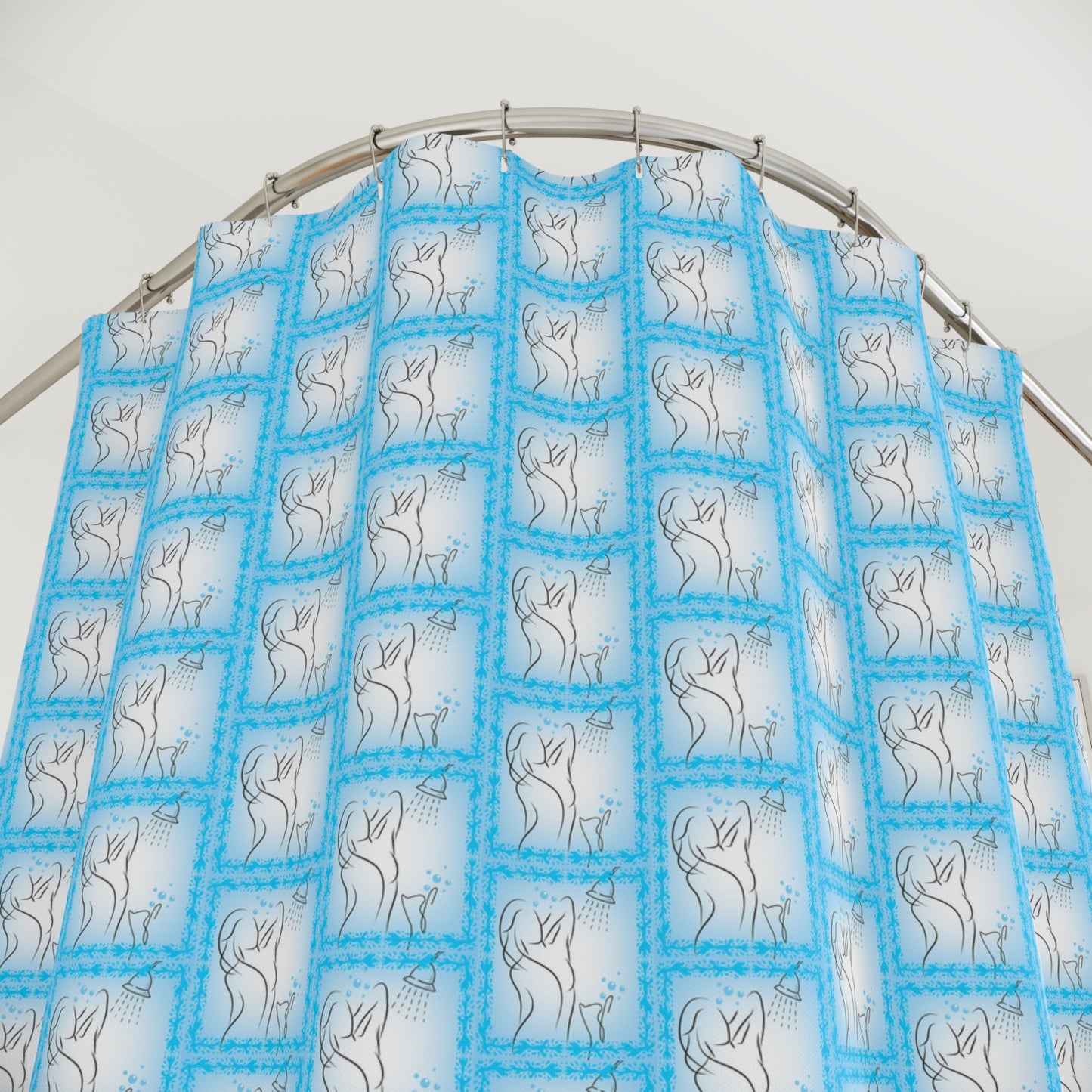 Cat & Lady Shower Curtains