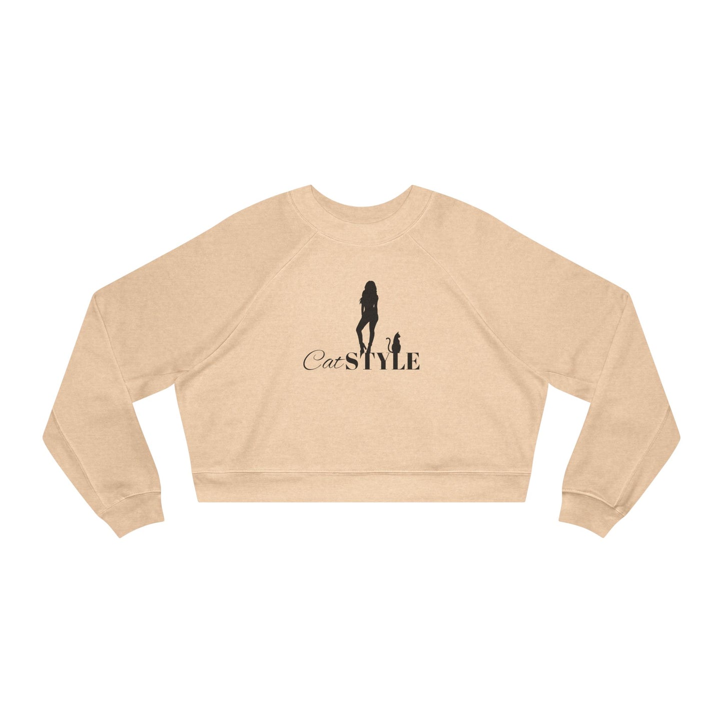 Cat Stylin' Women's Cropped Fleece Pullover