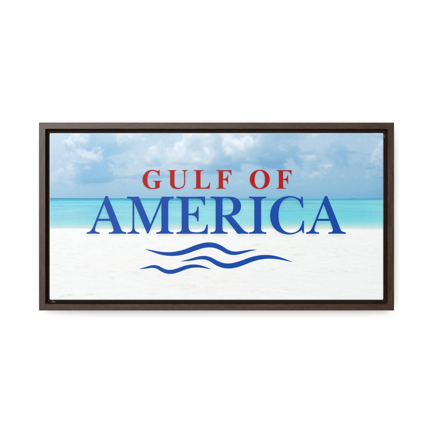 Gulf of America Canvas Wrap - Coastal Wall Art for Beach Lovers