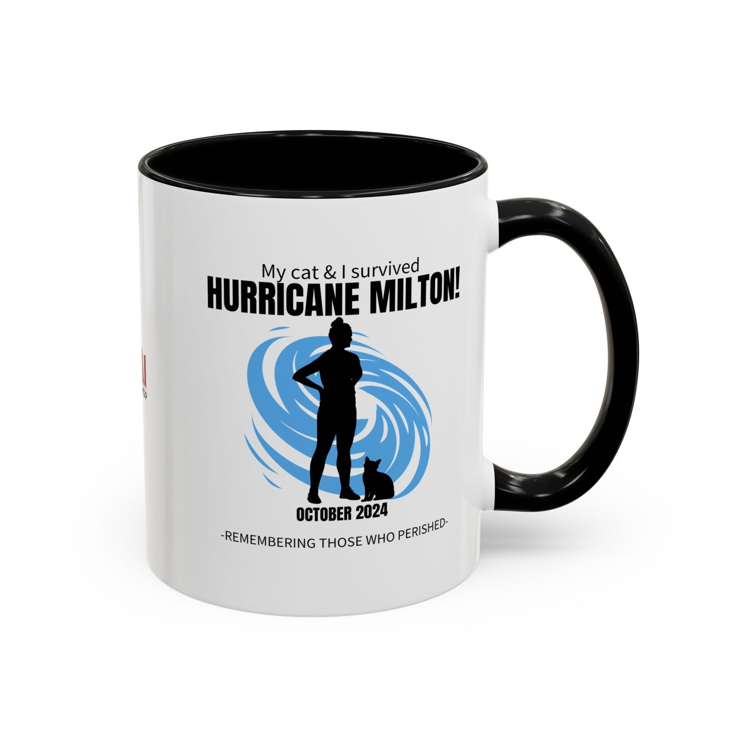 Hurricane Milton Survivor Accent Coffee Mug (11, 15oz)