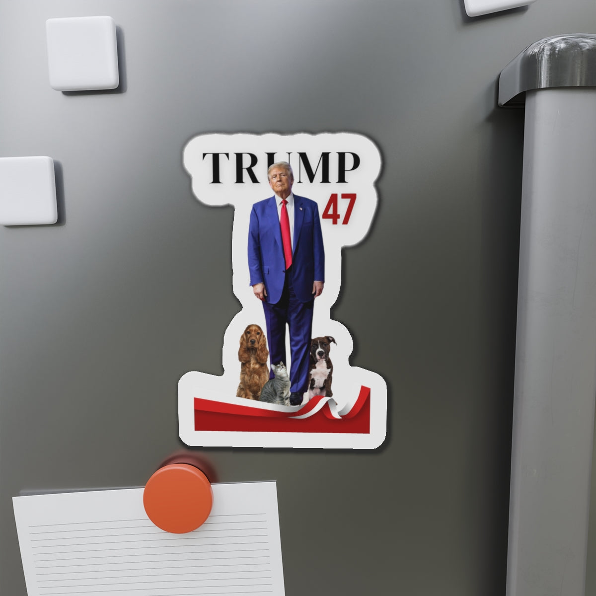 Trump, Dogs, and Cats Die-Cut Magnets