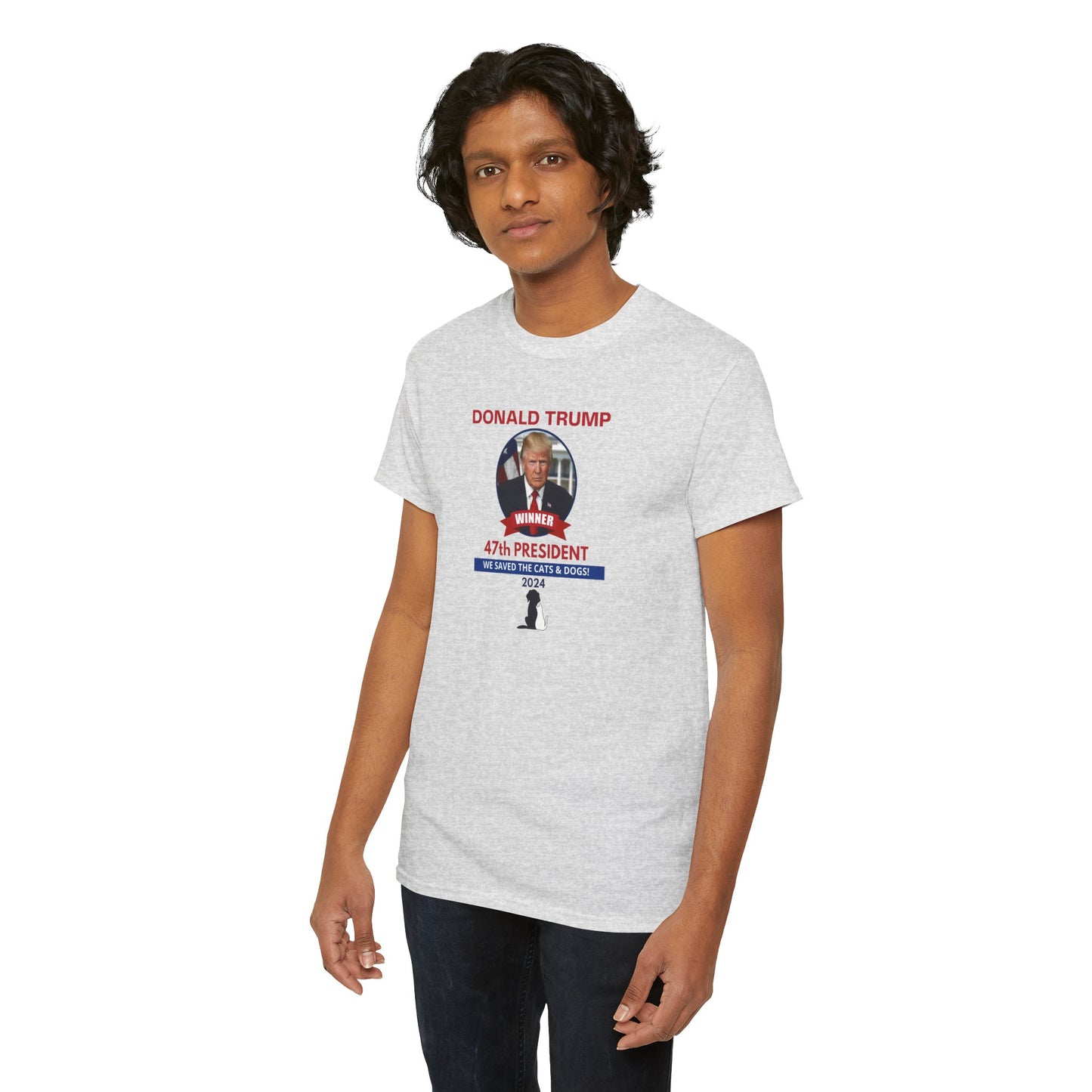 Donald Trump 47th President Unisex Heavy Cotton Tee