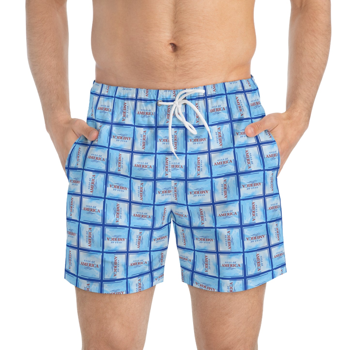 Gulf of America Patterned Swim Trunks