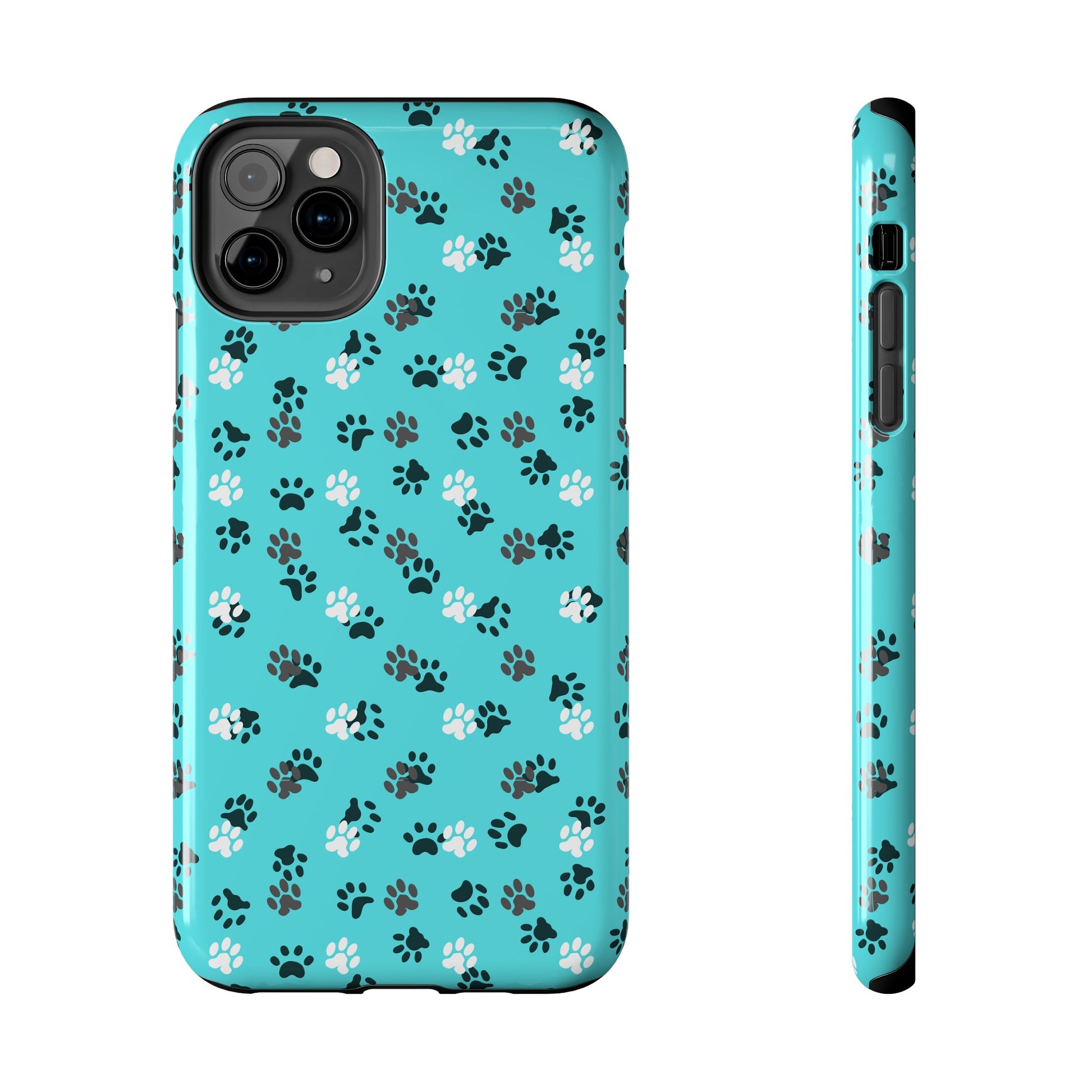 Teal Paws Tough Phone Cases - Phone Case - Epileptic Al’s Shop