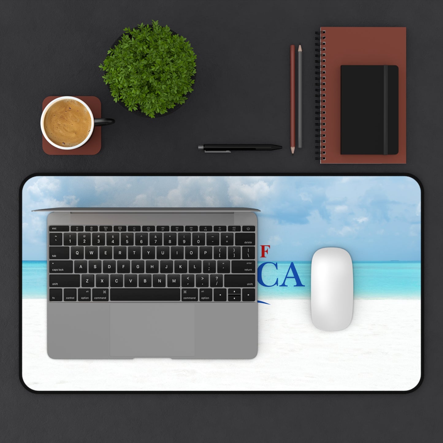 Gulf of America Desk Mat - Coastal Themed Office Decor