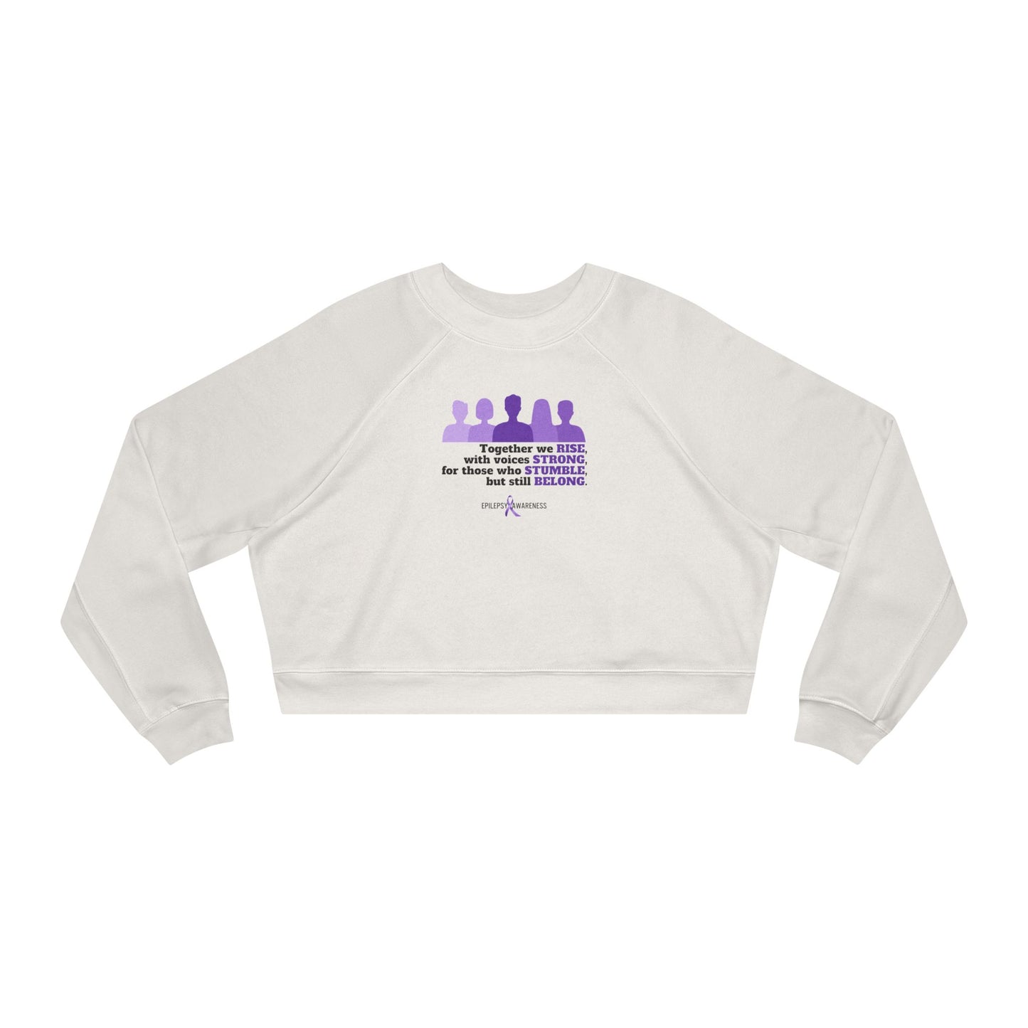 Together We Stand Women's Cropped Fleece Pullover