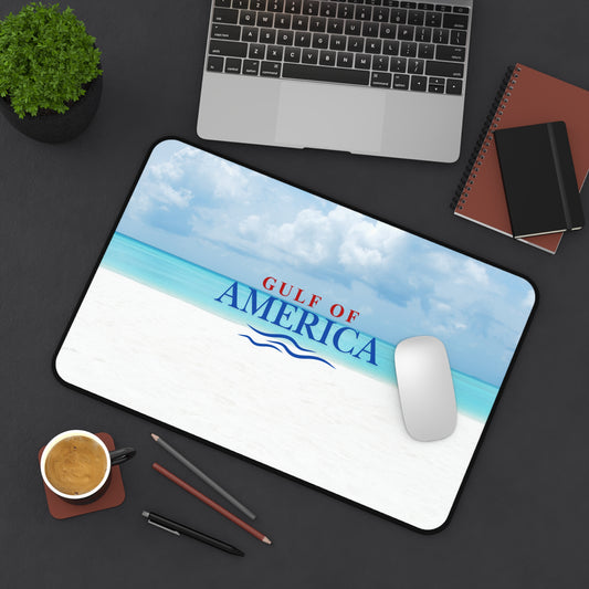 Gulf of America Desk Mat - Coastal Themed Office Decor