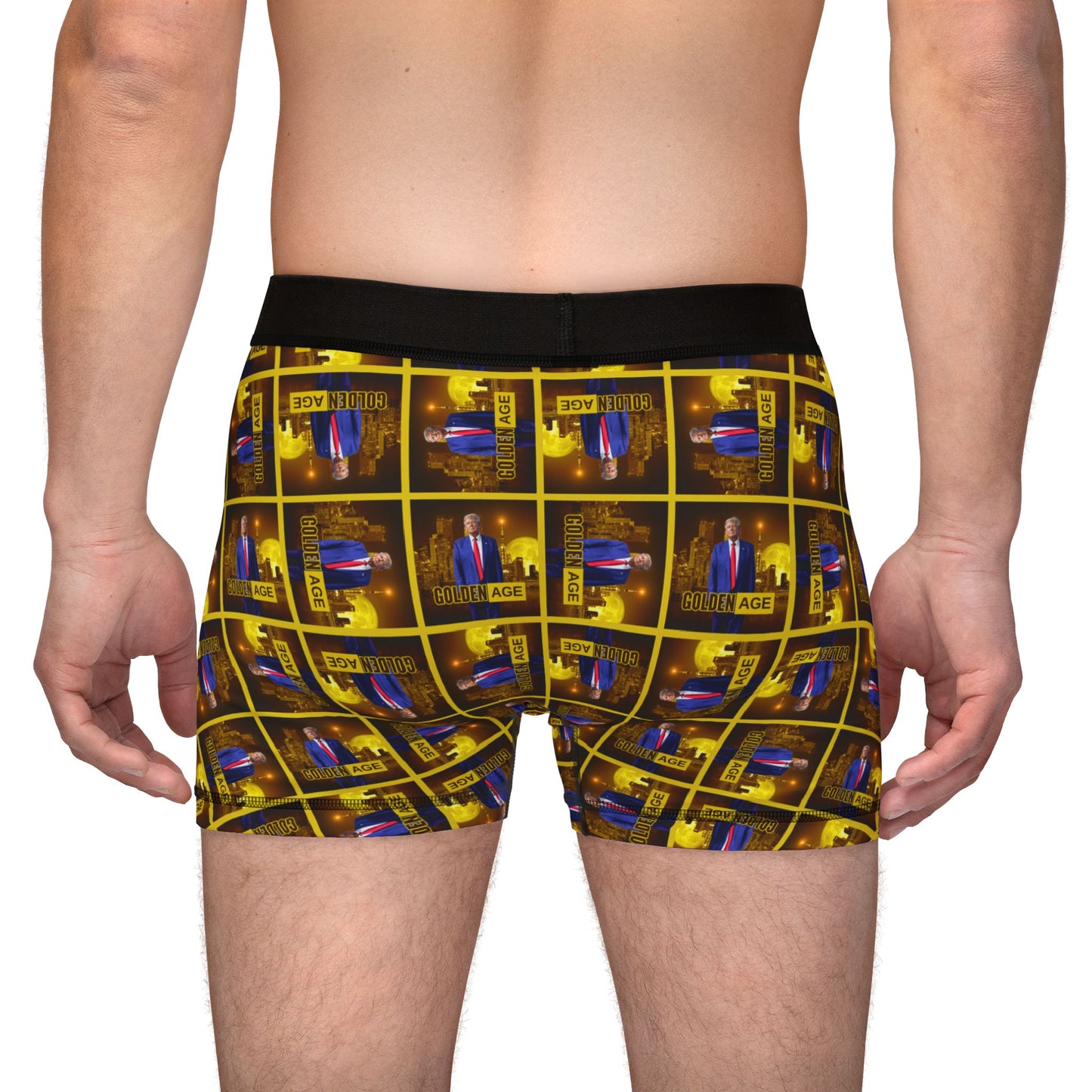 Trump Golden Age Pattern Men's Boxers