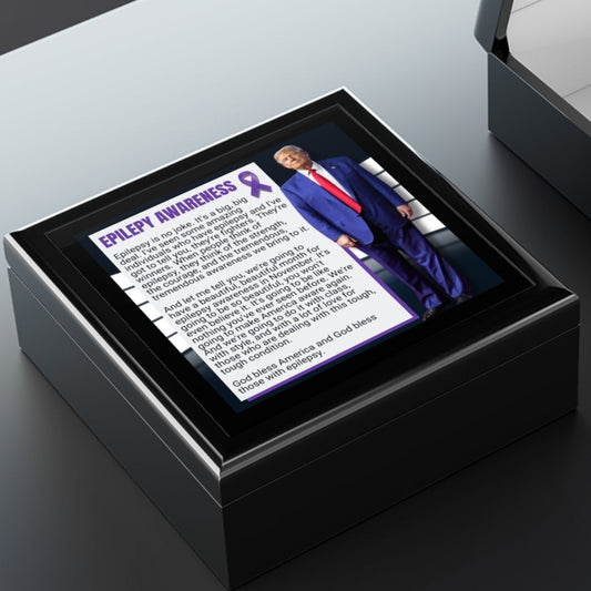 Trump Epilepsy Awareness Jewelry Box