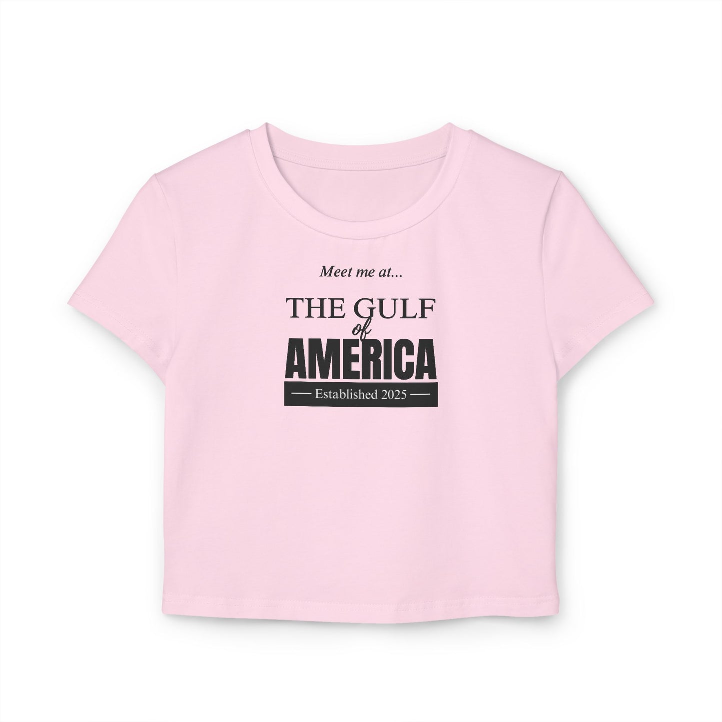 The Gulf of America Women's Baby Tee - Casual Chic Summer Top