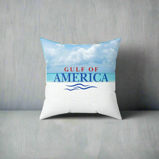 Gulf of America Decorative Pillow