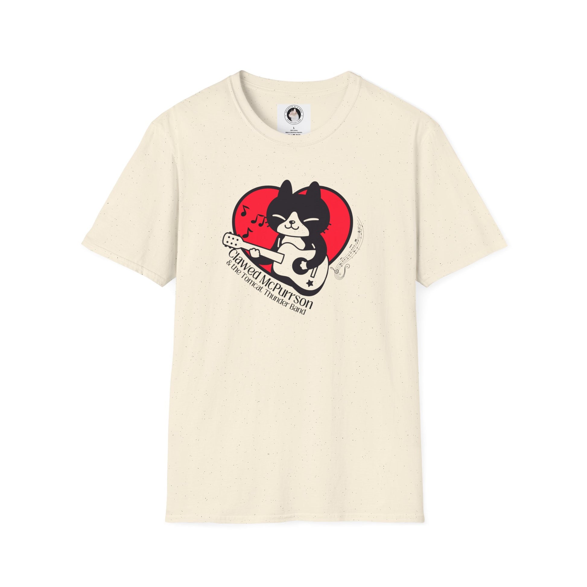 Clawed McPurrson Unisex Softstyle T - Shirt - T - Shirt - Epileptic Al’s Shop