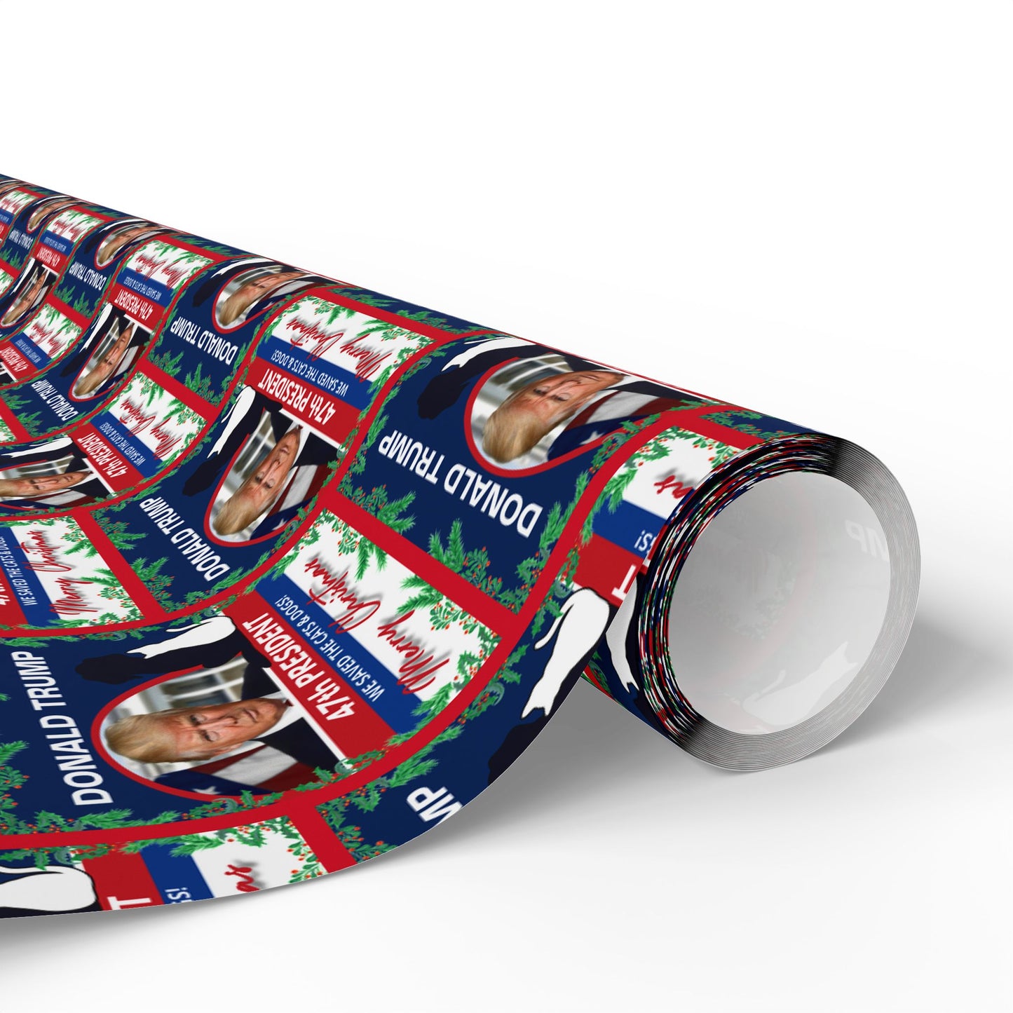 Donald Trump 47th President Christmas Wrapping Papers