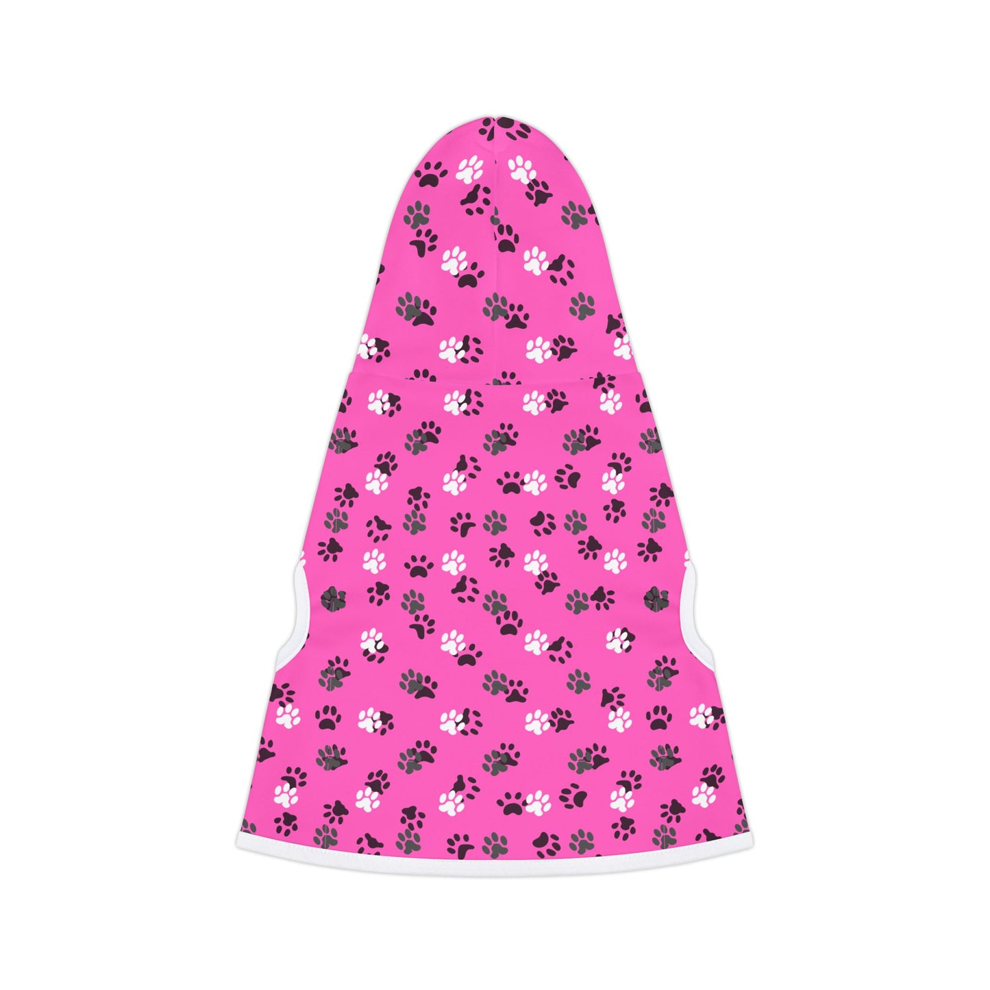 Pink Paw Prints Pet Hoodie