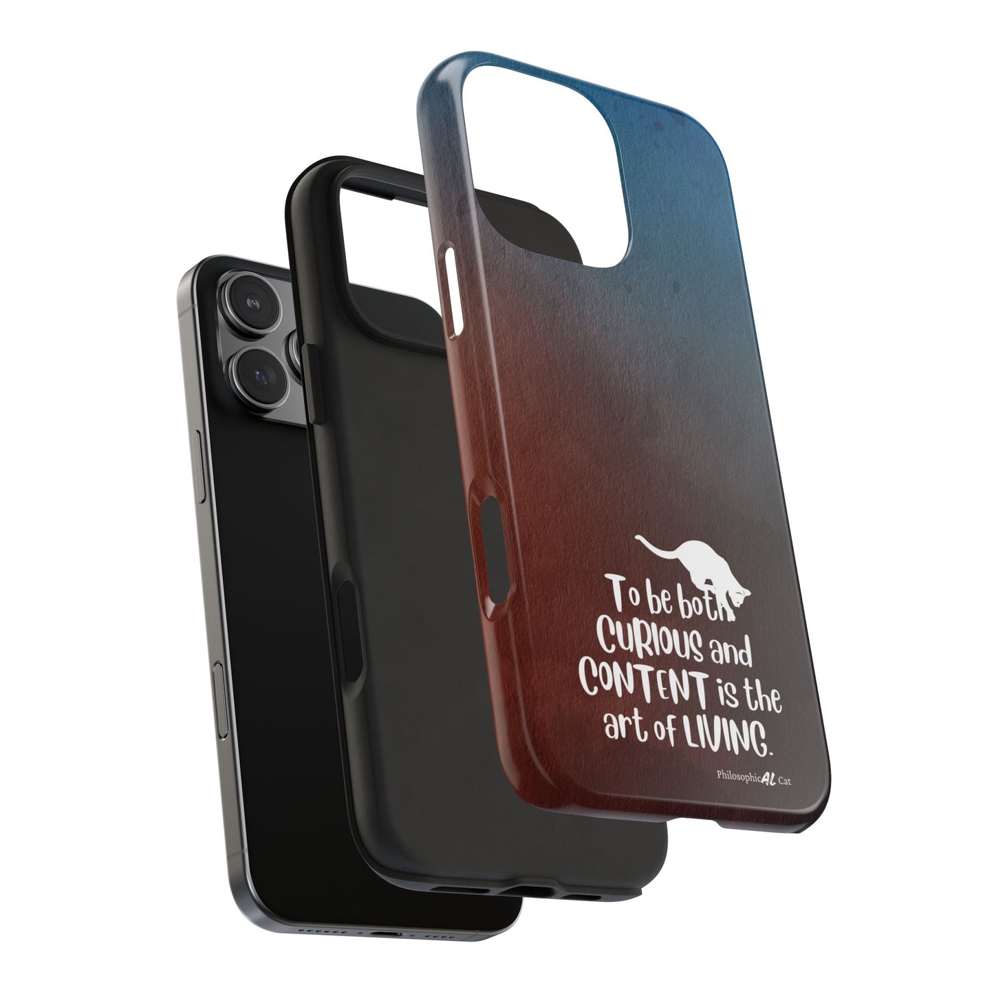 Curious & Content Tough Phone Cases