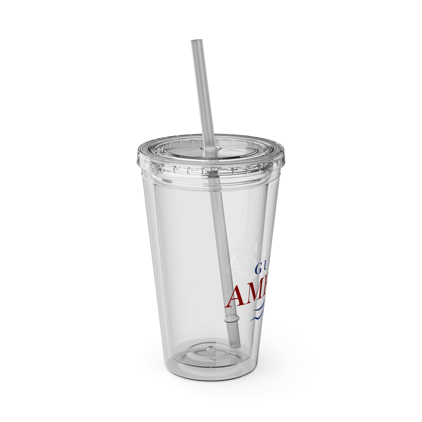 Gulf of America Tumbler with Straw, 16oz