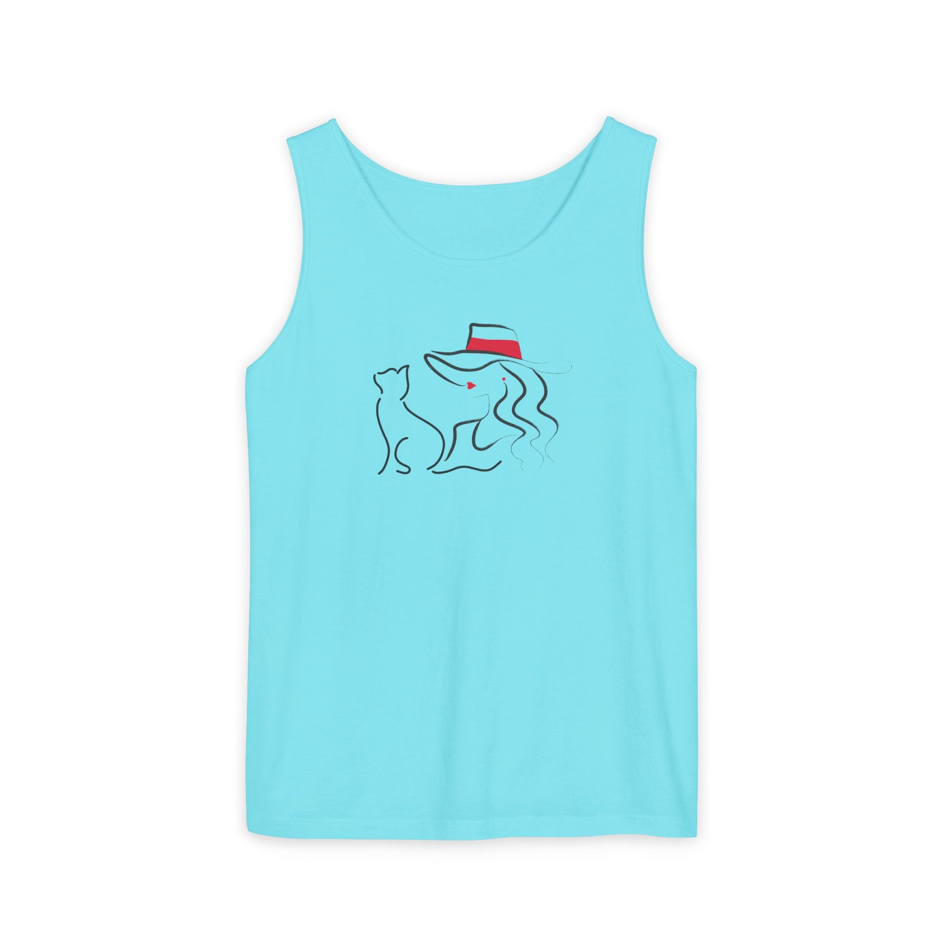 Cat Lady Garment - Dyed Tank Top - Tank Top - Epileptic Al’s Shop