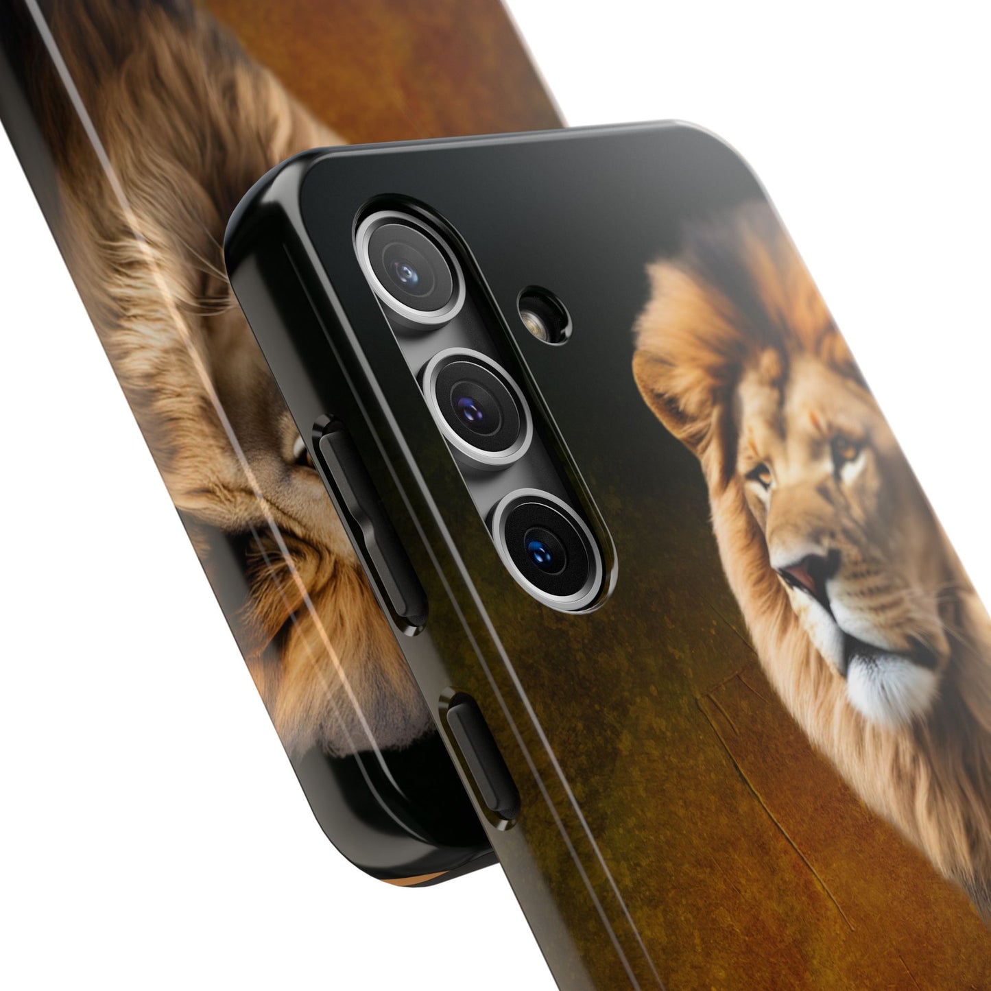 Majestic Lion Tough Phone Case - Durable Protection for Wildlife Lovers