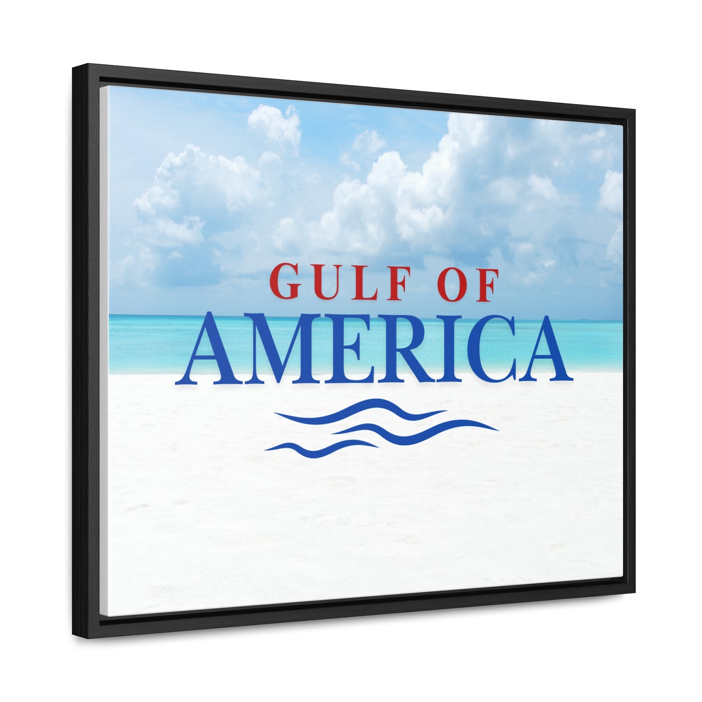 Gulf of America Canvas Wrap - Coastal Wall Art for Beach Lovers