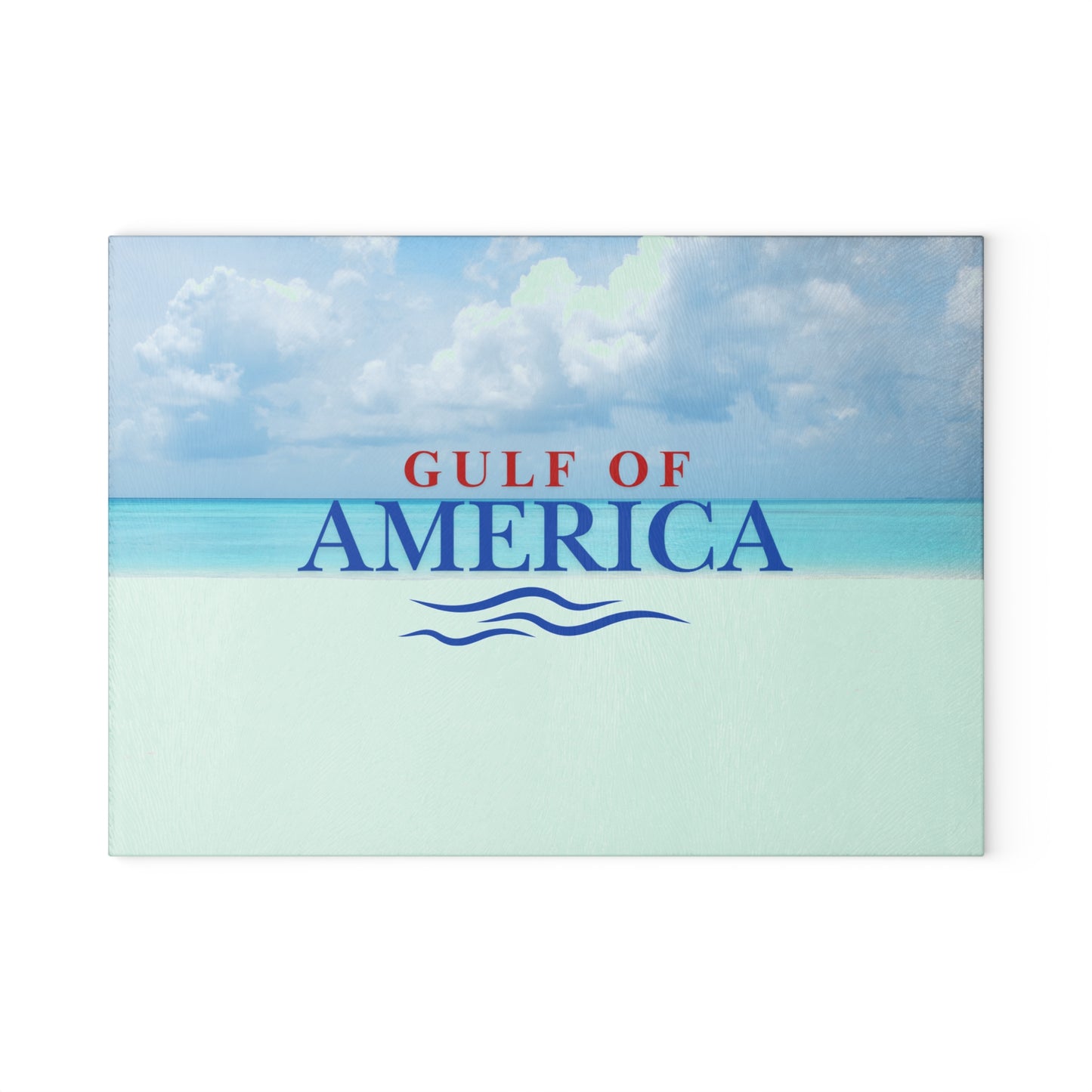 Gulf of America Glass Cutting Board