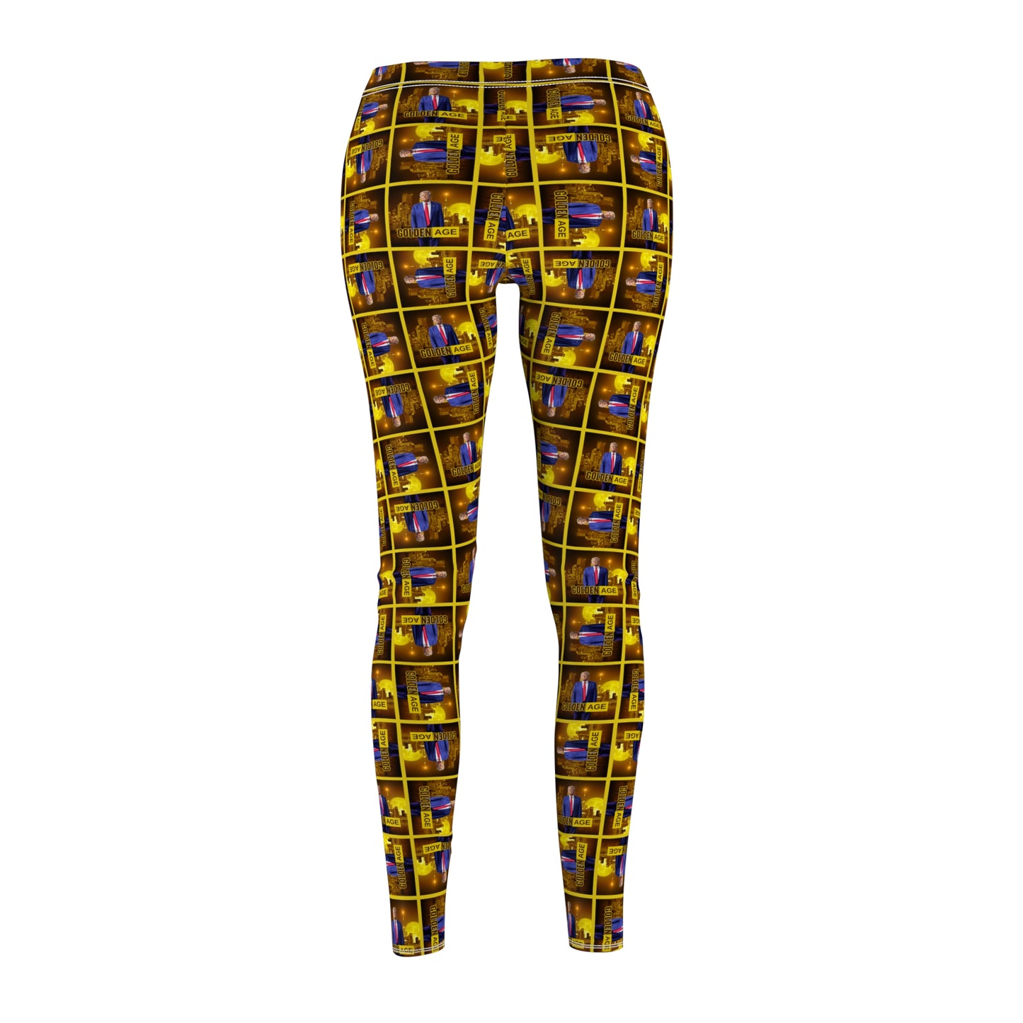 Trump Golden Age Patterned Casual Leggings for Trendy Women