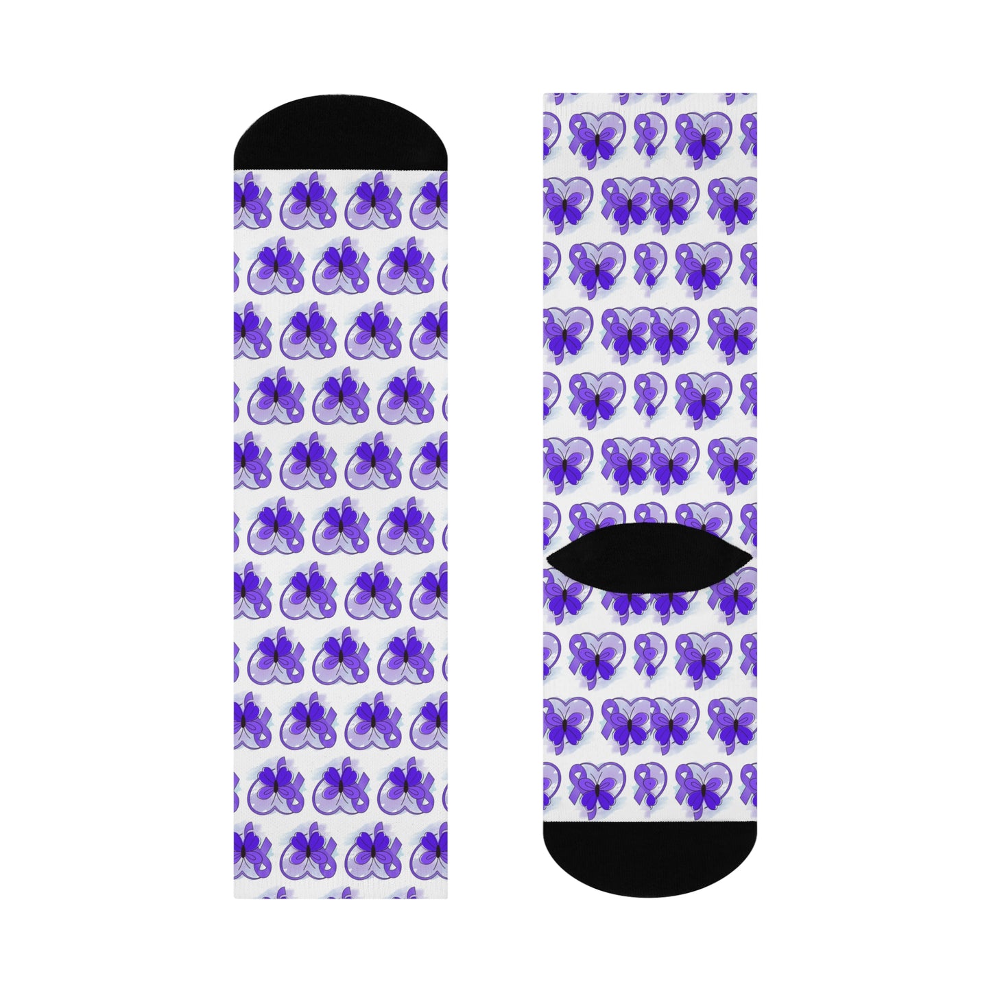 Epilepsy Awareness Cushioned Crew Socks