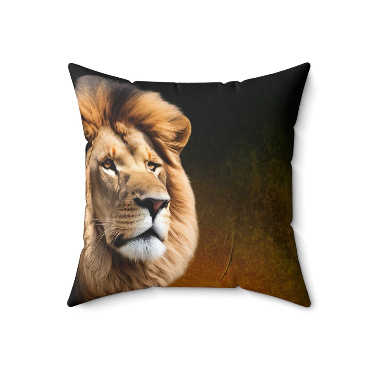 Majestic Lion Square Pillow - Statement Decor for Nature Lovers