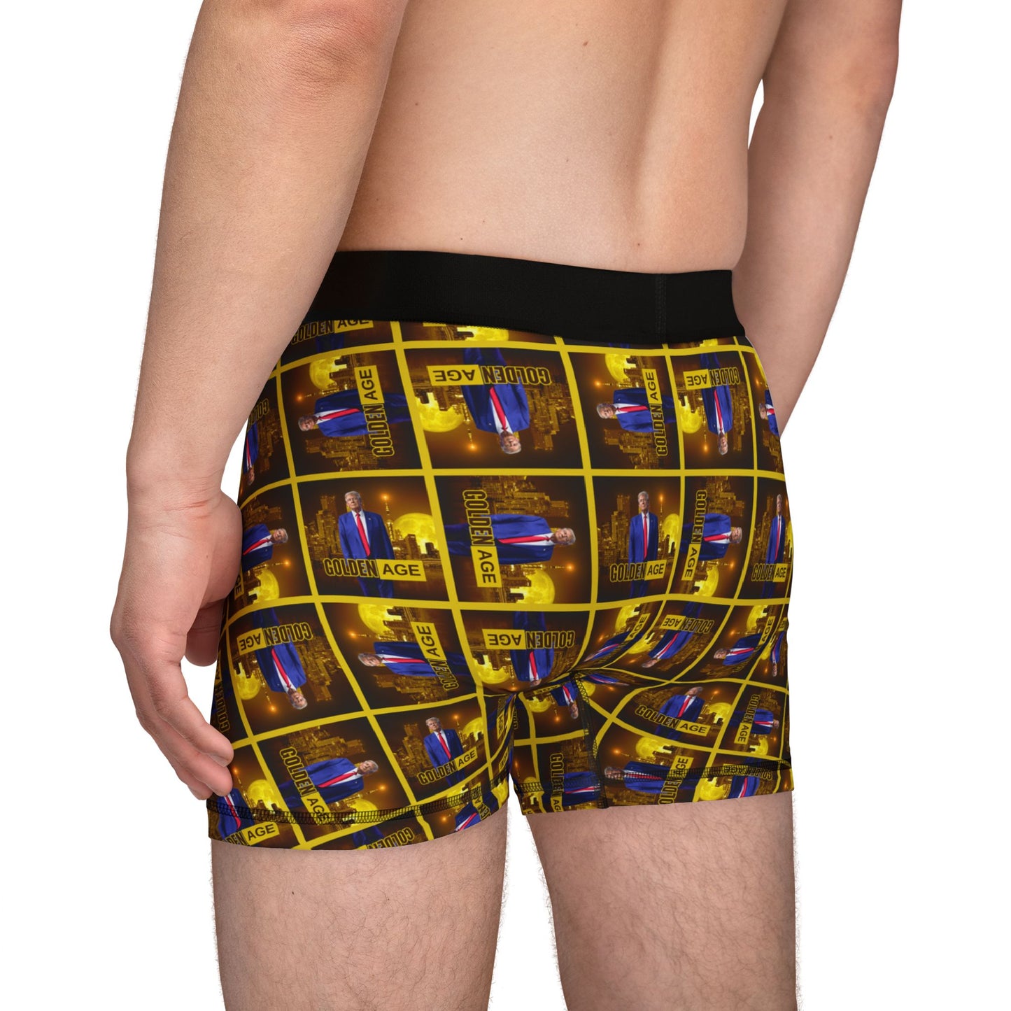 Trump Golden Age Pattern Men's Boxers