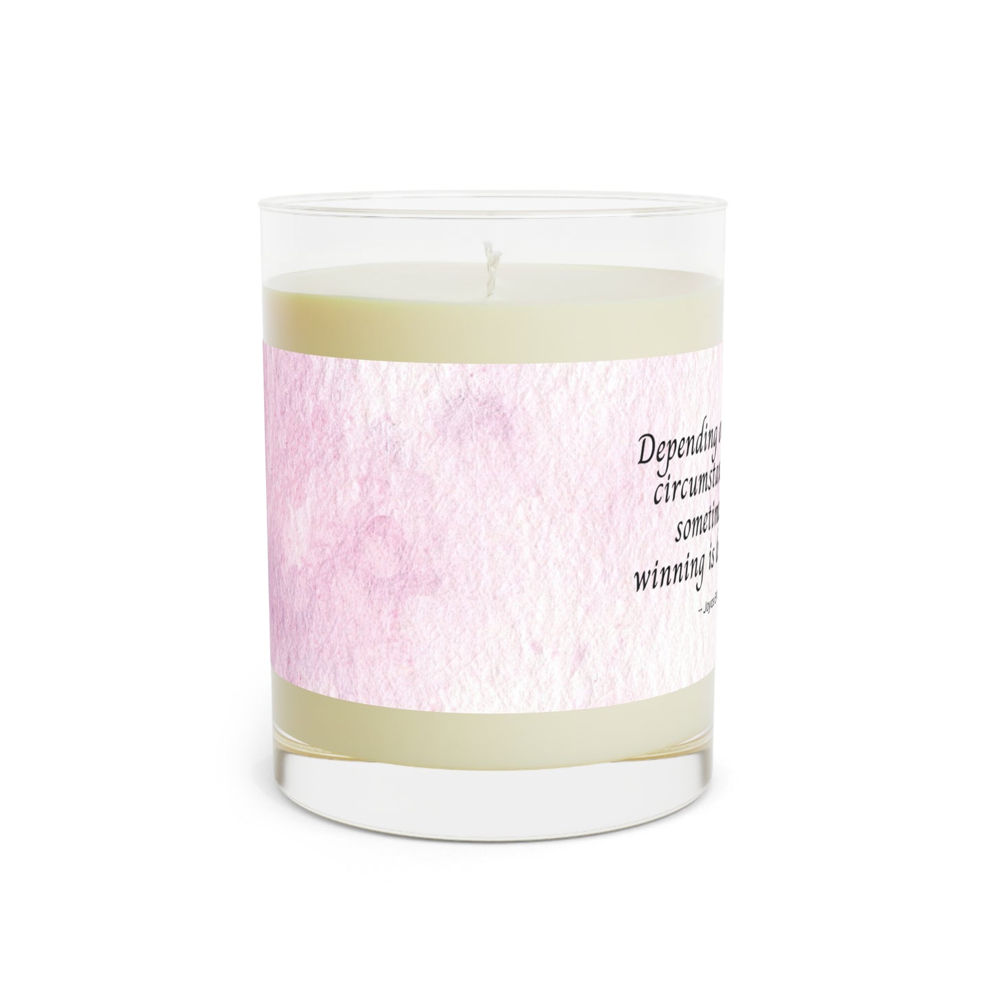 Winning is Losing Scented Candle - Full Glass, 11oz