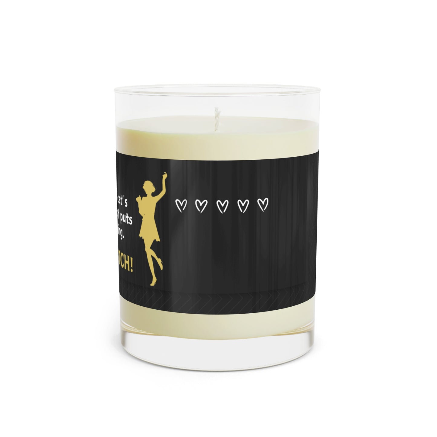 Hairballs & Singing Scented Candle - Full Glass, 11oz