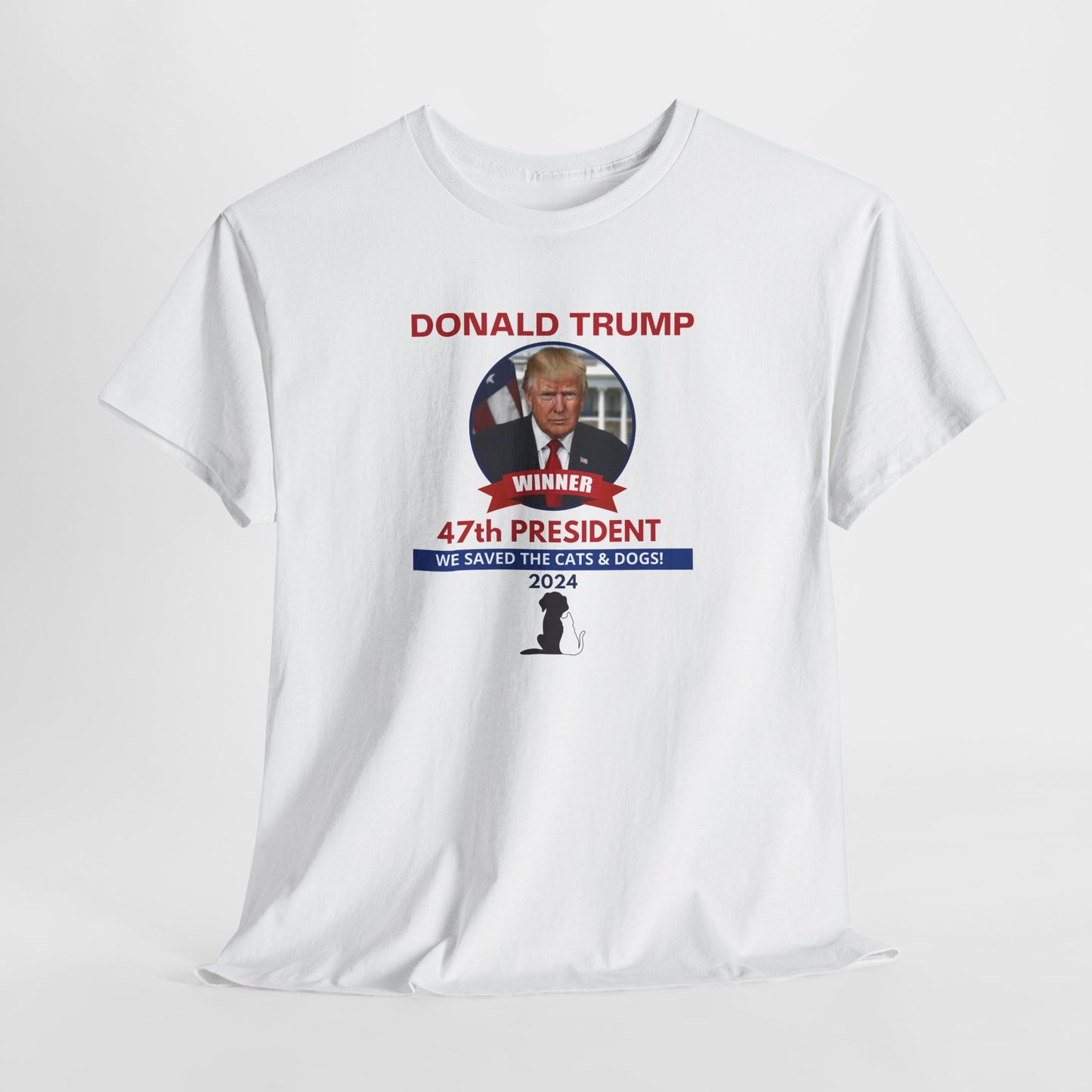 Donald Trump 47th President Unisex Heavy Cotton Tee