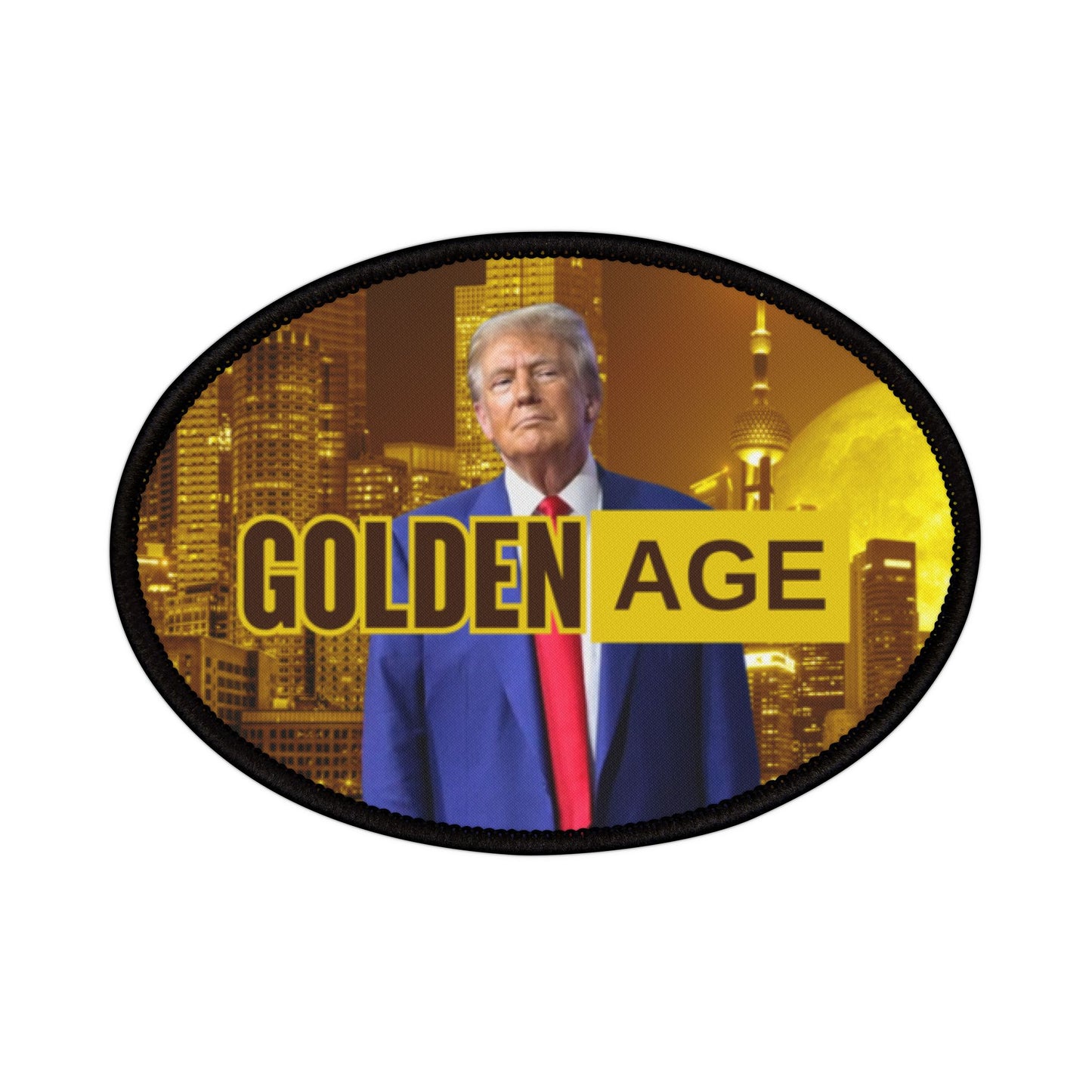 Trump Golden Age Iron-On Patches