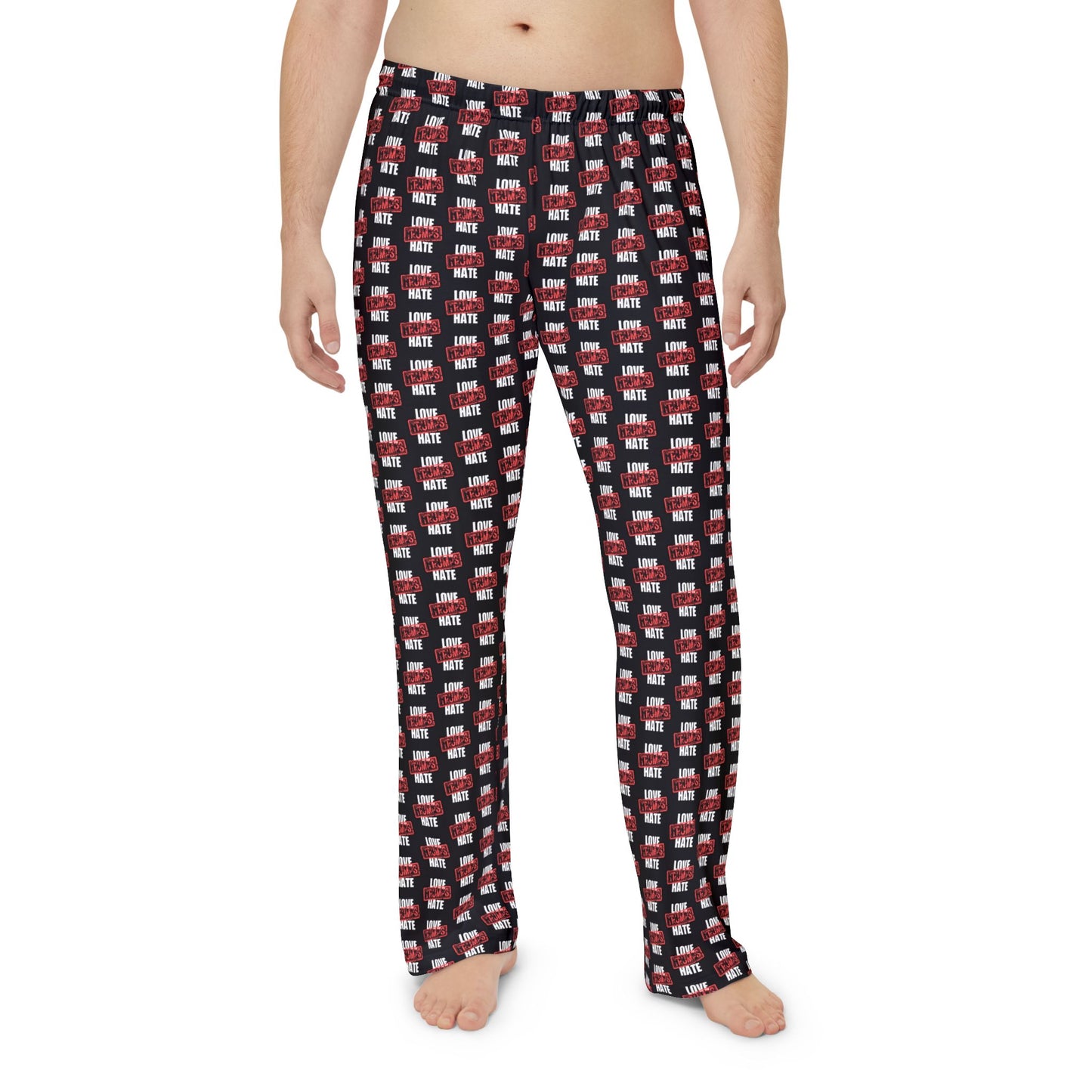 Love Trumps Hate Men's Pajama Pants