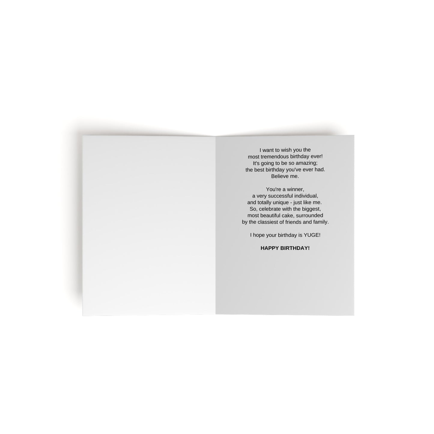 Donald Trump Birthday Greeting Cards (8, 16, and 24 pcs)