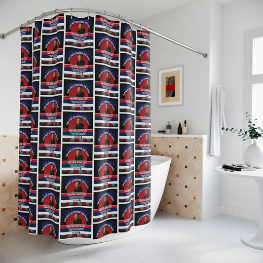 Never Give Up - Kamala Shower Curtains