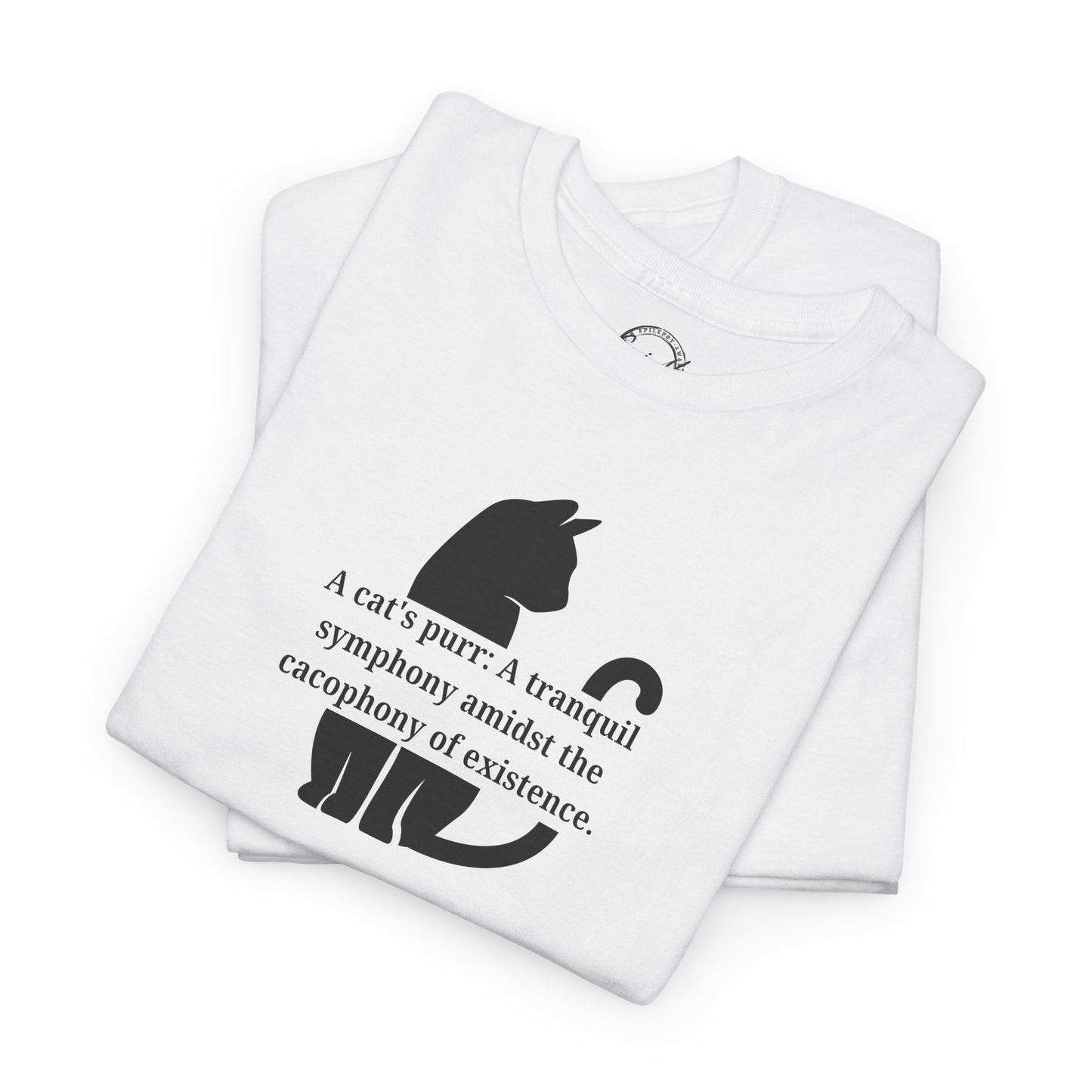 Purr Prose: Cacophony of Life Unisex Heavy Cotton Tee