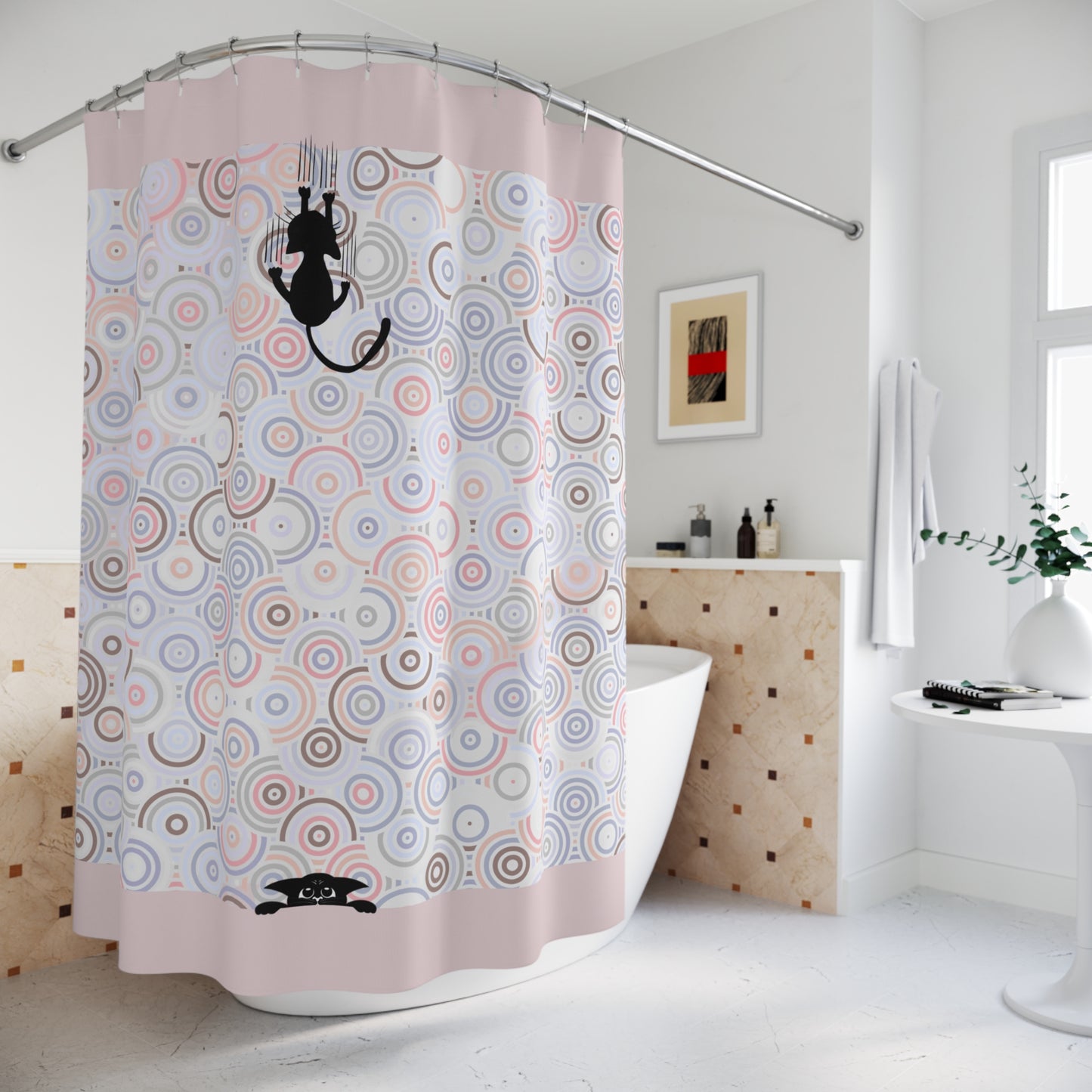 Crazy Cat Lover Shower Curtains