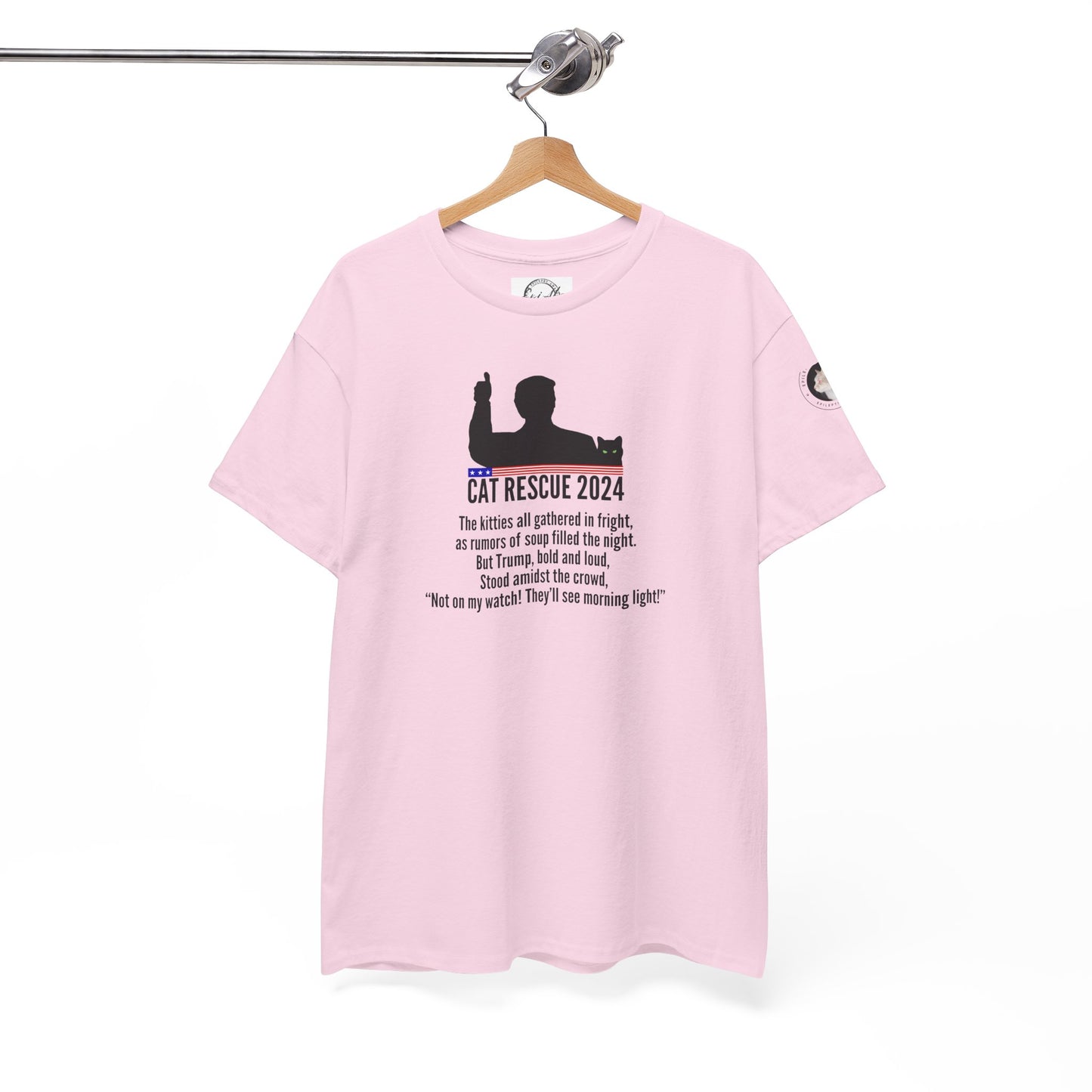 Cat Rescue 2024 Unisex Heavy Cotton Tee