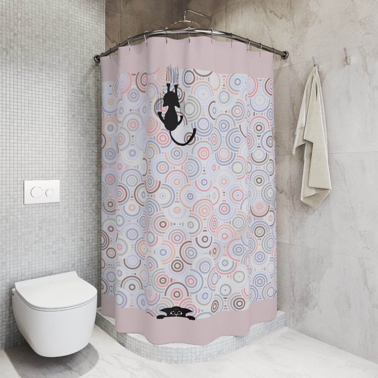 Crazy Cat Lover Shower Curtains