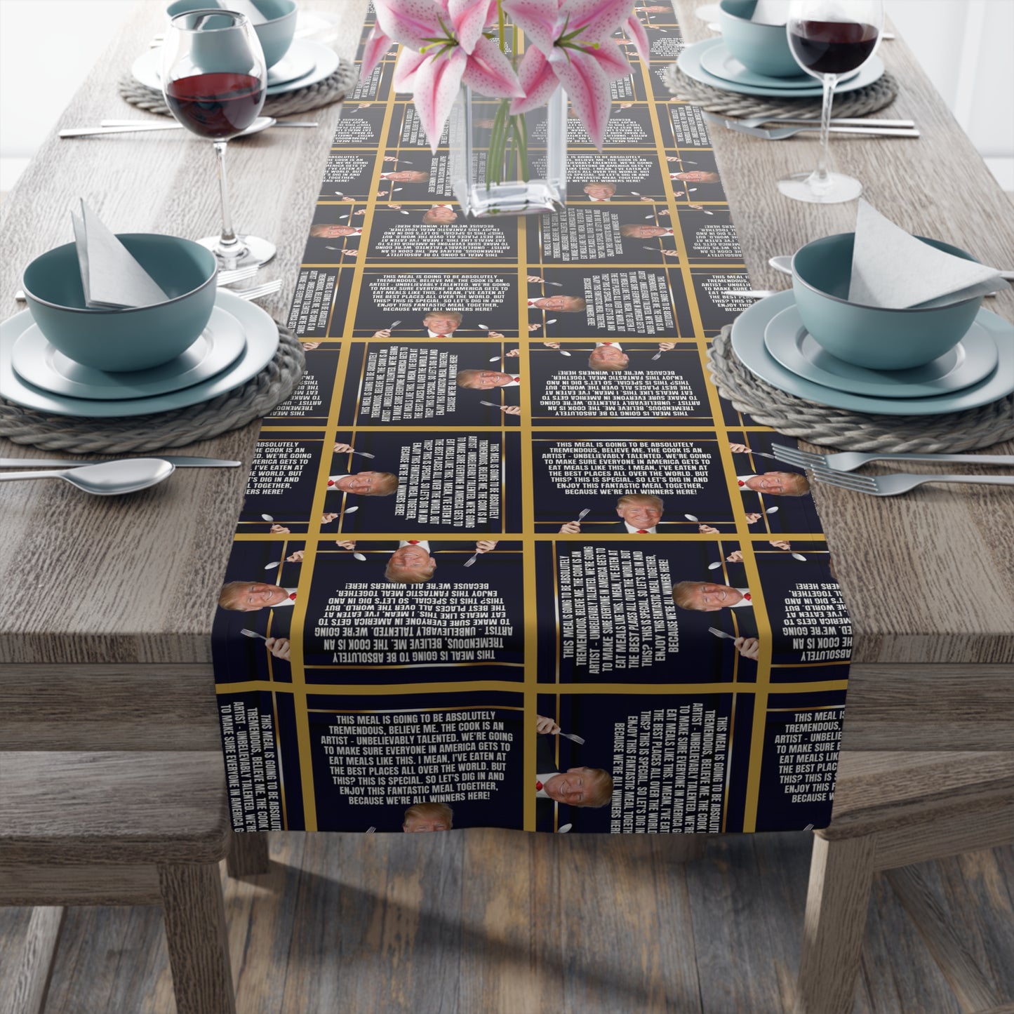 Trump Best Meal Table Runner