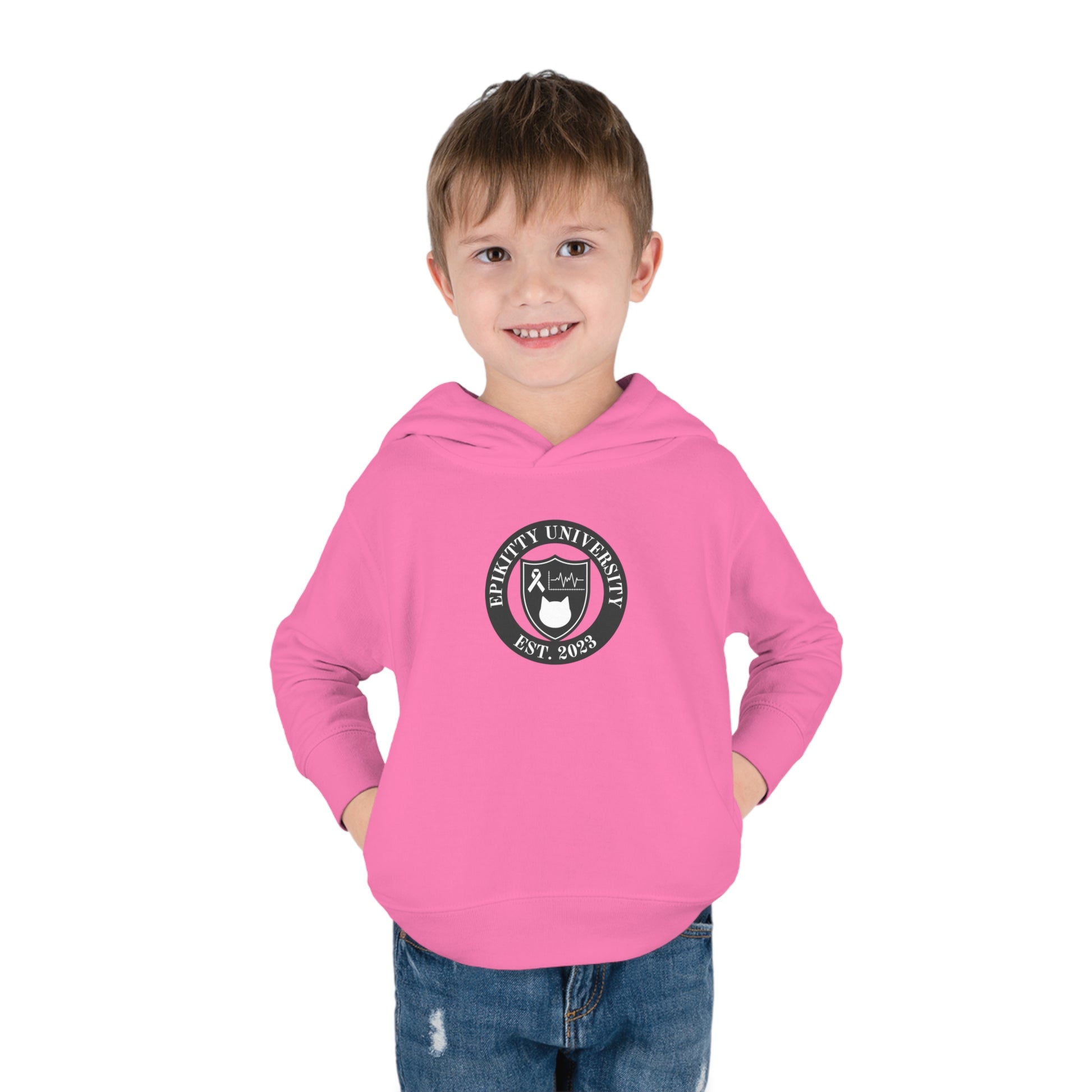 EpiKitty U Toddler Pullover Fleece Hoodie - Kids clothes - Epileptic Al’s Shop